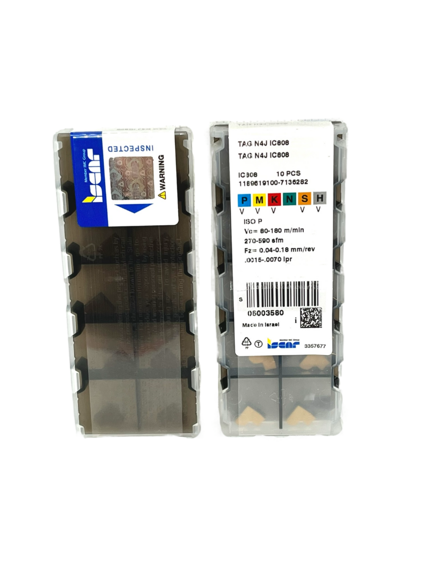 Iscar-TAG N4J IC808 6003580-Smartinserts