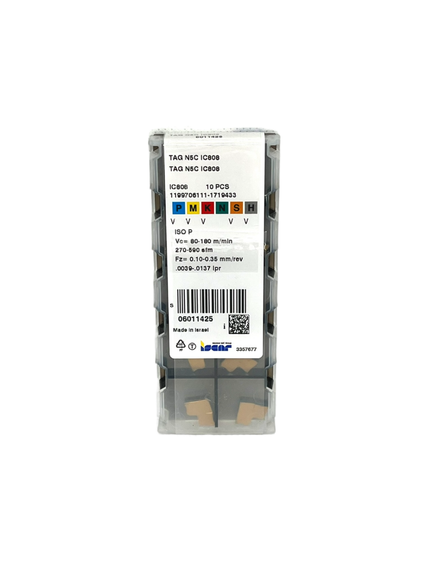 Iscar-TAG N5C IC808 6011425-Smartinserts