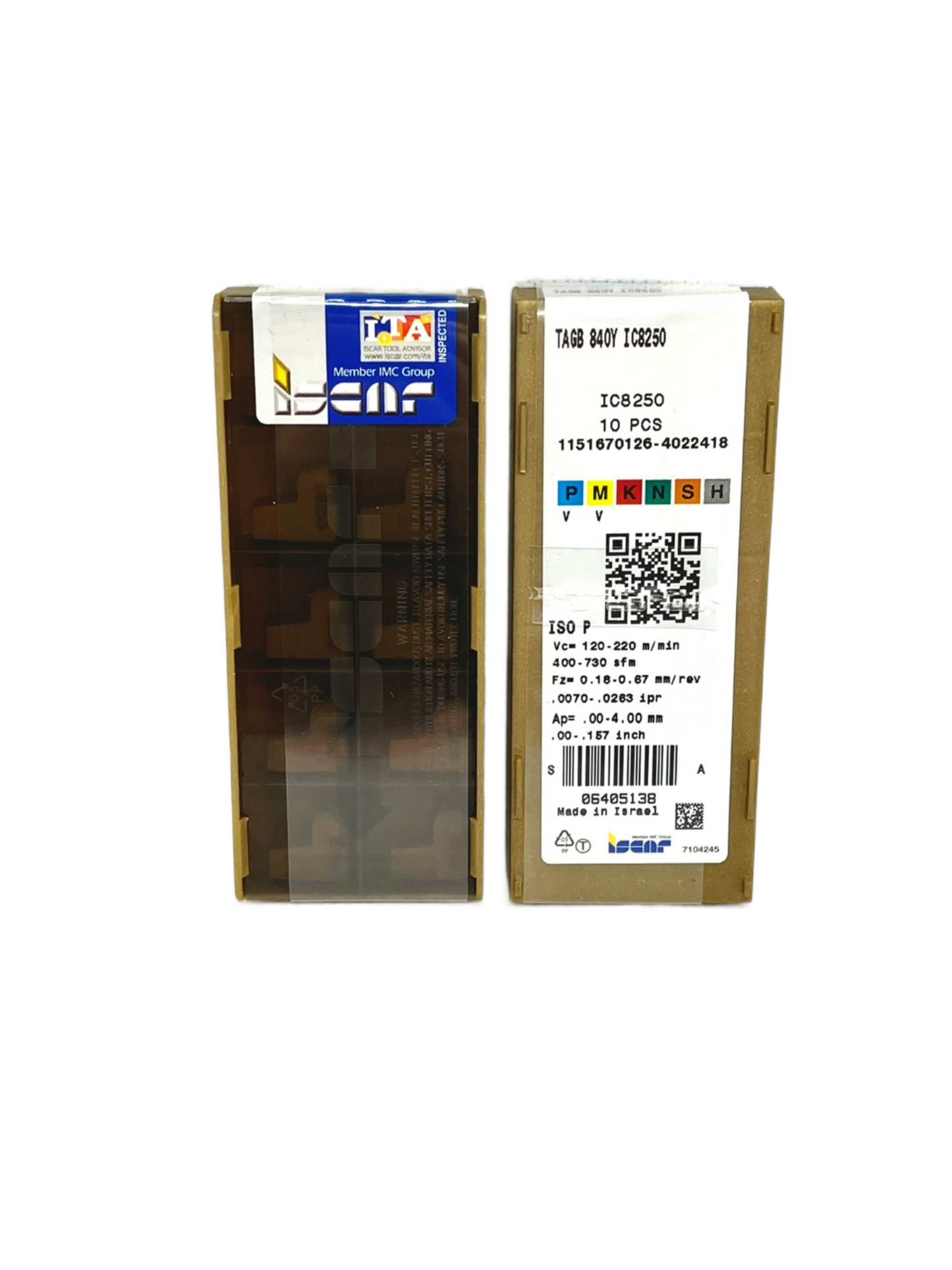 Iscar-TAGB 840Y IC8250 6405138-Smartinserts
