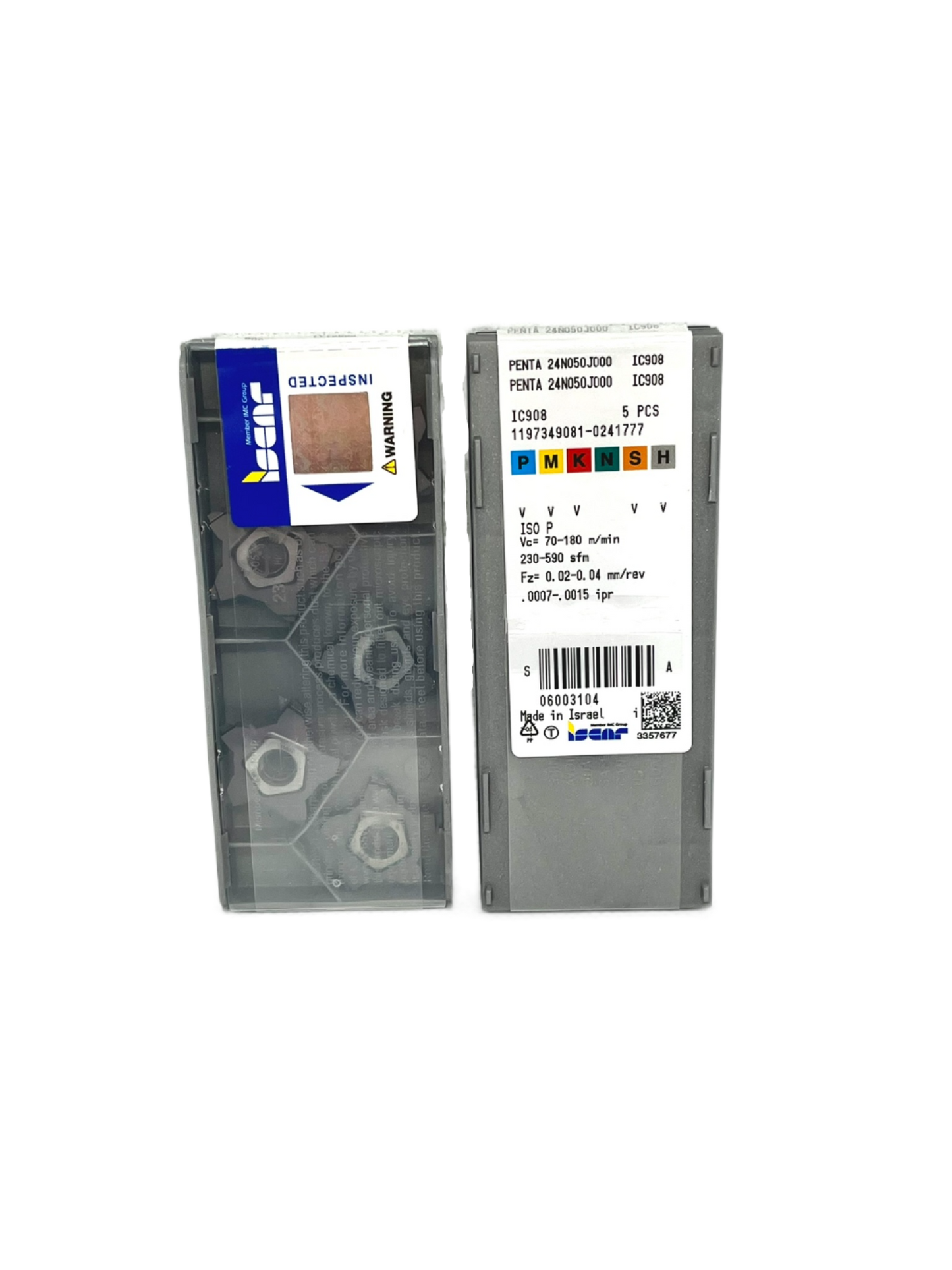 Iscar-PENTA 24N050J000 IC908 6003104-Smartinserts