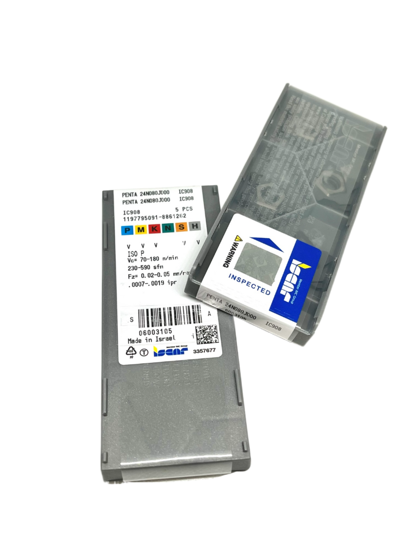 Iscar-PENTA 24N080J000 IC908 6003105-Smartinserts