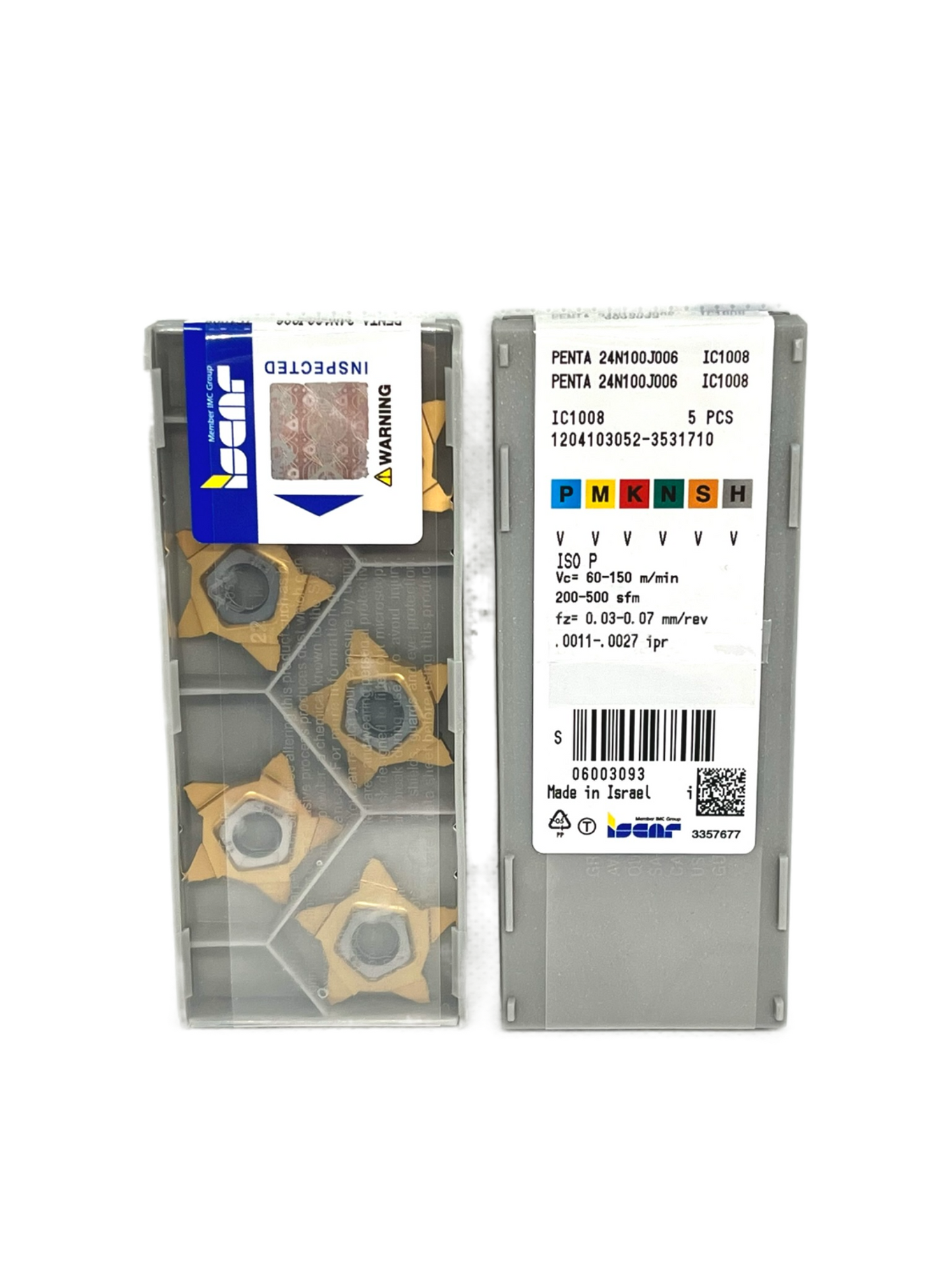 Iscar-PENTA 24N100J006 IC1008 6003093-Smartinserts