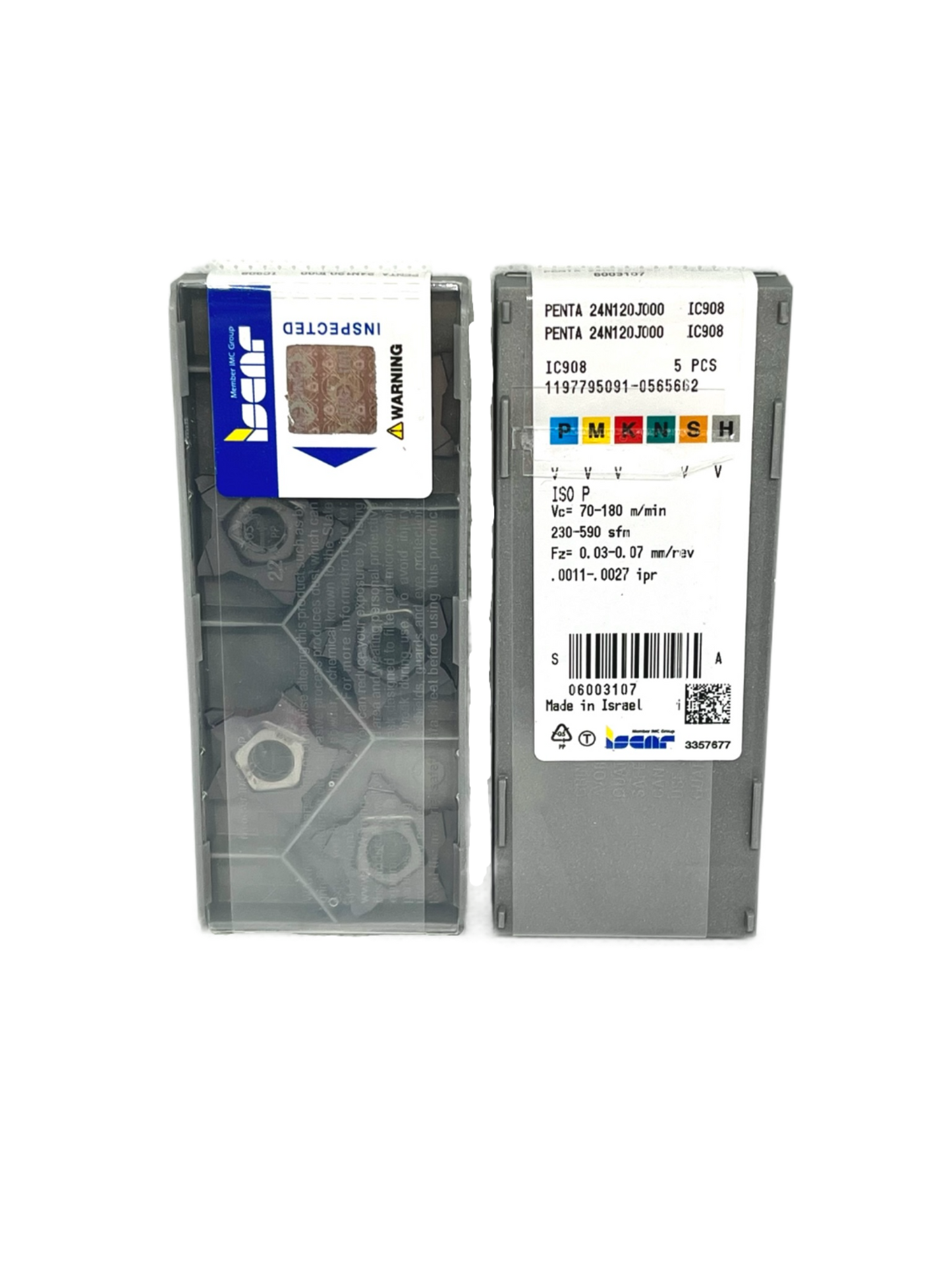 Iscar-PENTA 24N120J000 IC908 6003107-Smartinserts