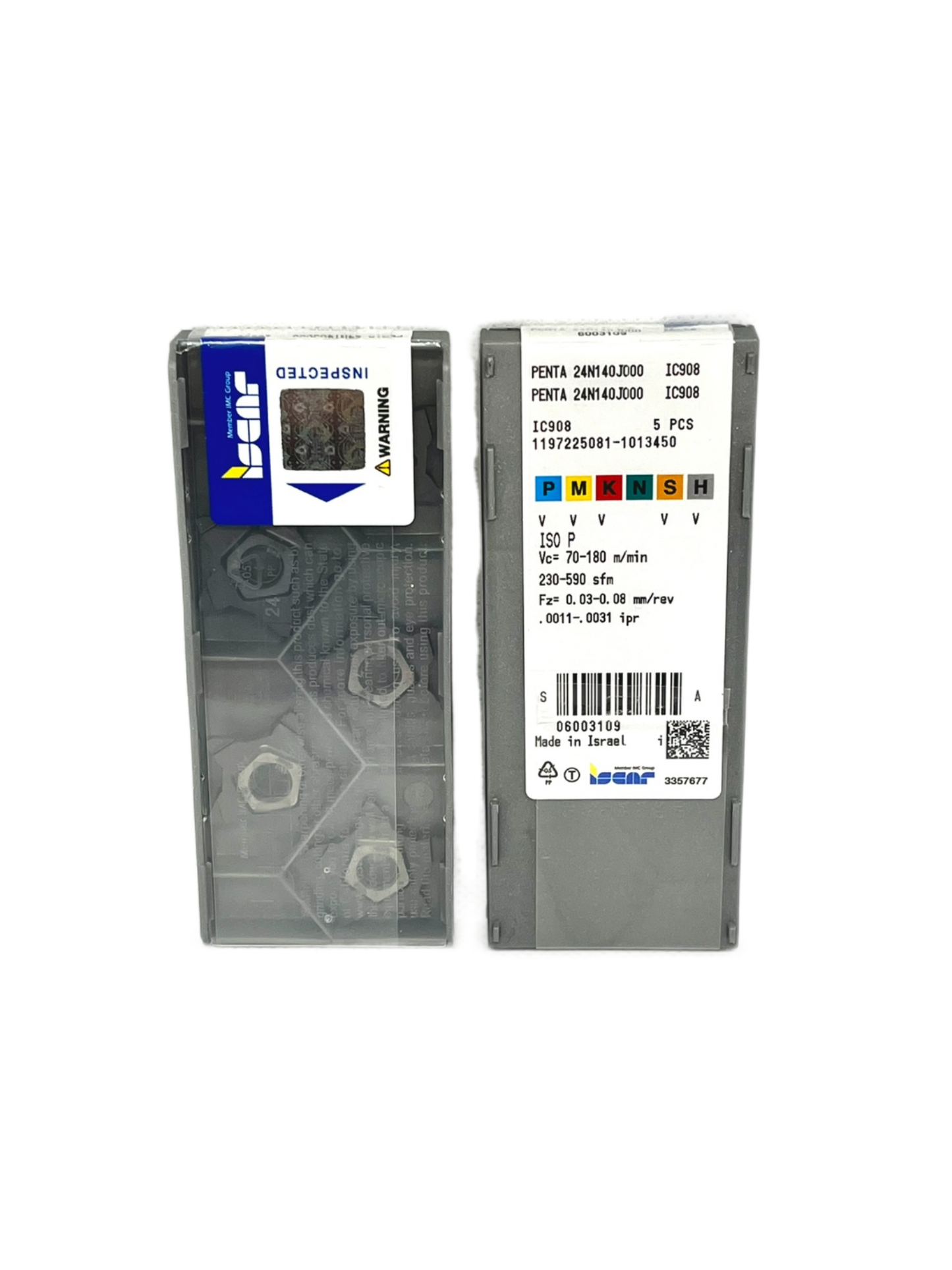 Iscar-PENTA 24N140J000 IC908 6003109-Smartinserts