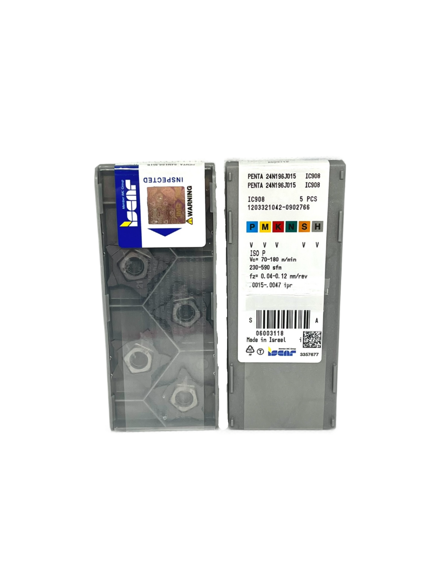 Iscar-PENTA 24N196J015 IC908 6003118-Smartinserts