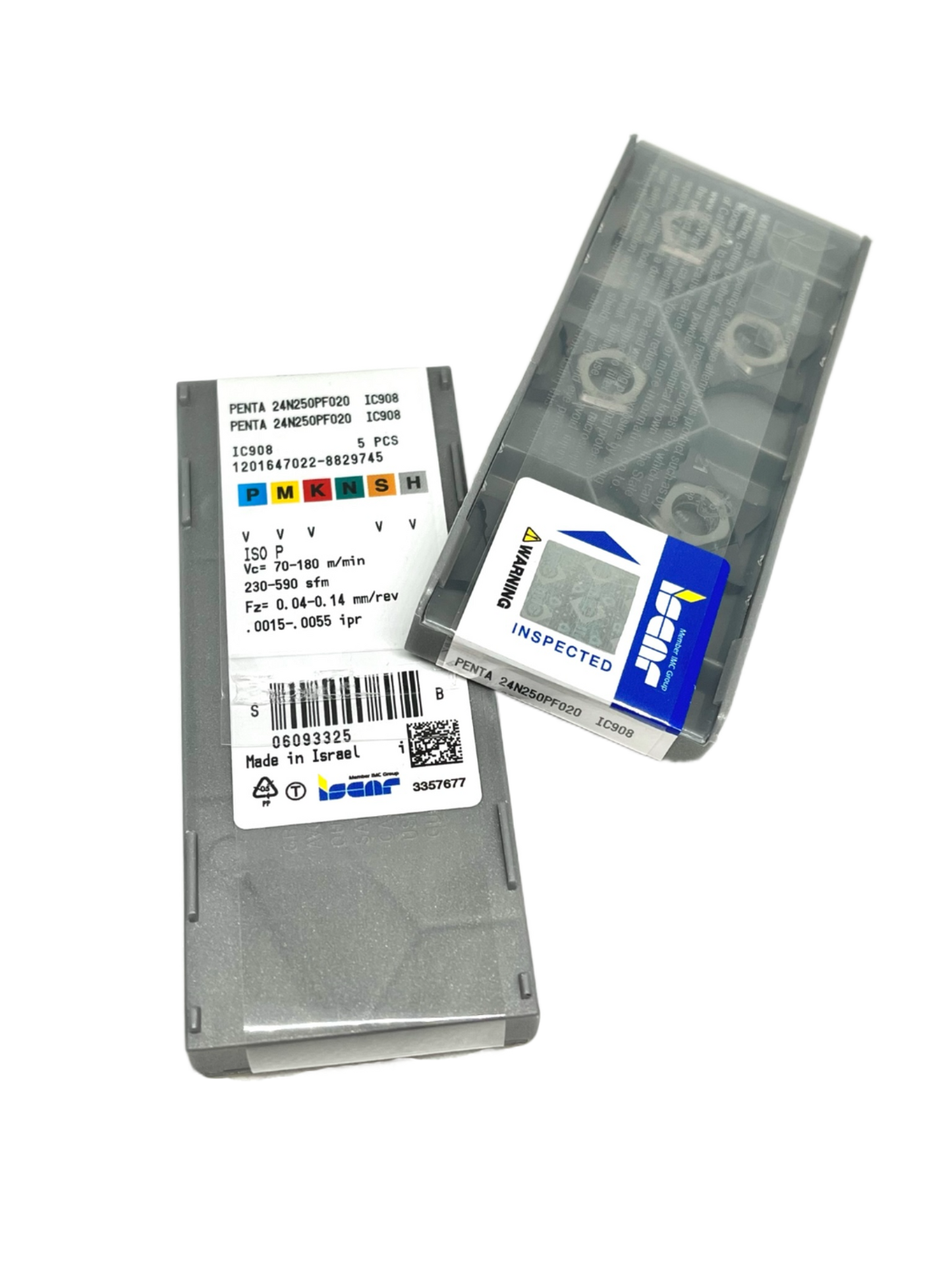 Iscar-25x PENTA 24N250PF020 IC908 + PCH tool-Smartinserts