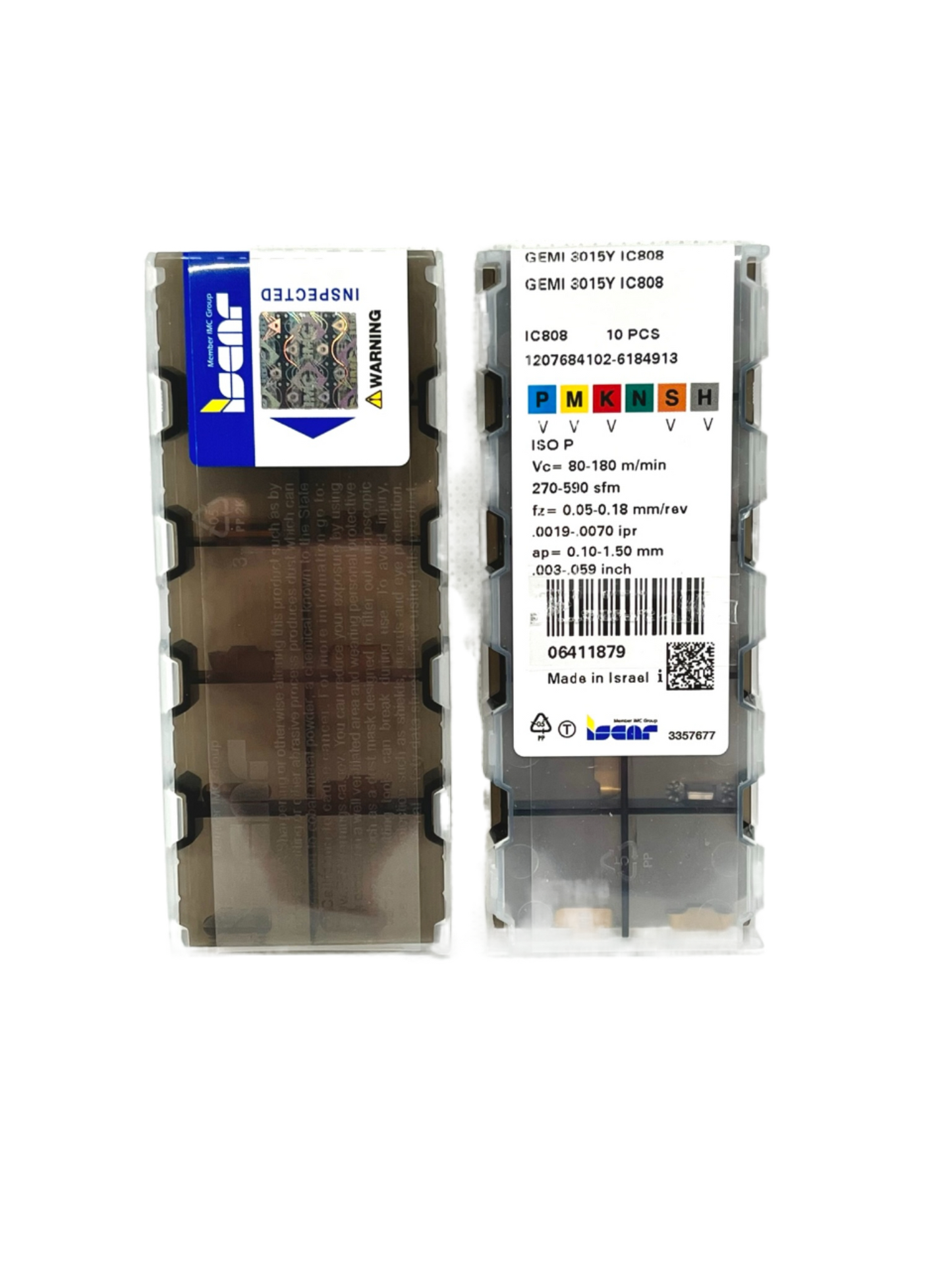 Iscar-GEMI 3015Y IC808 6411879-Smartinserts