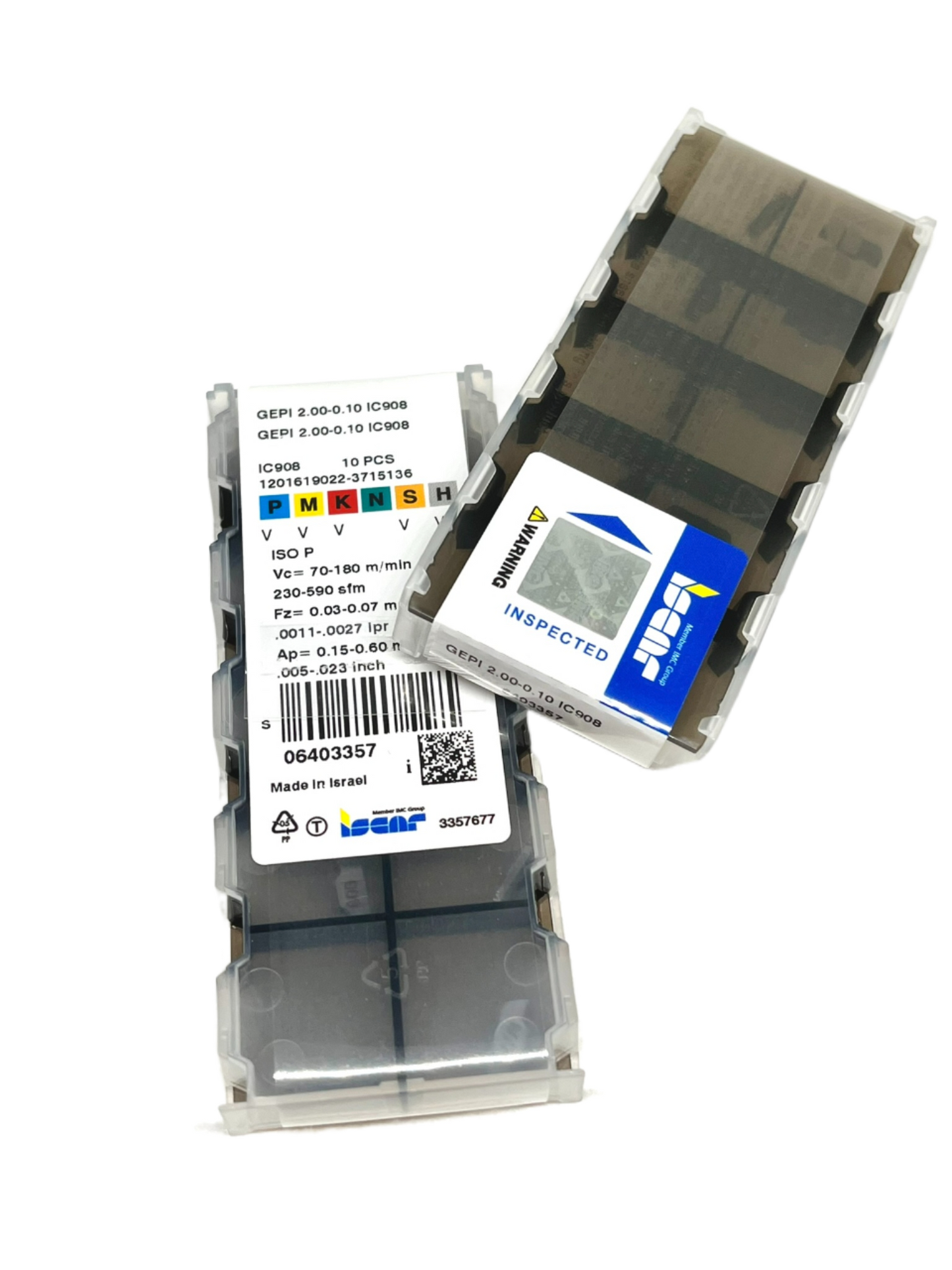 Iscar-GEPI 2.00-0.10 IC908 6403357-Smartinserts