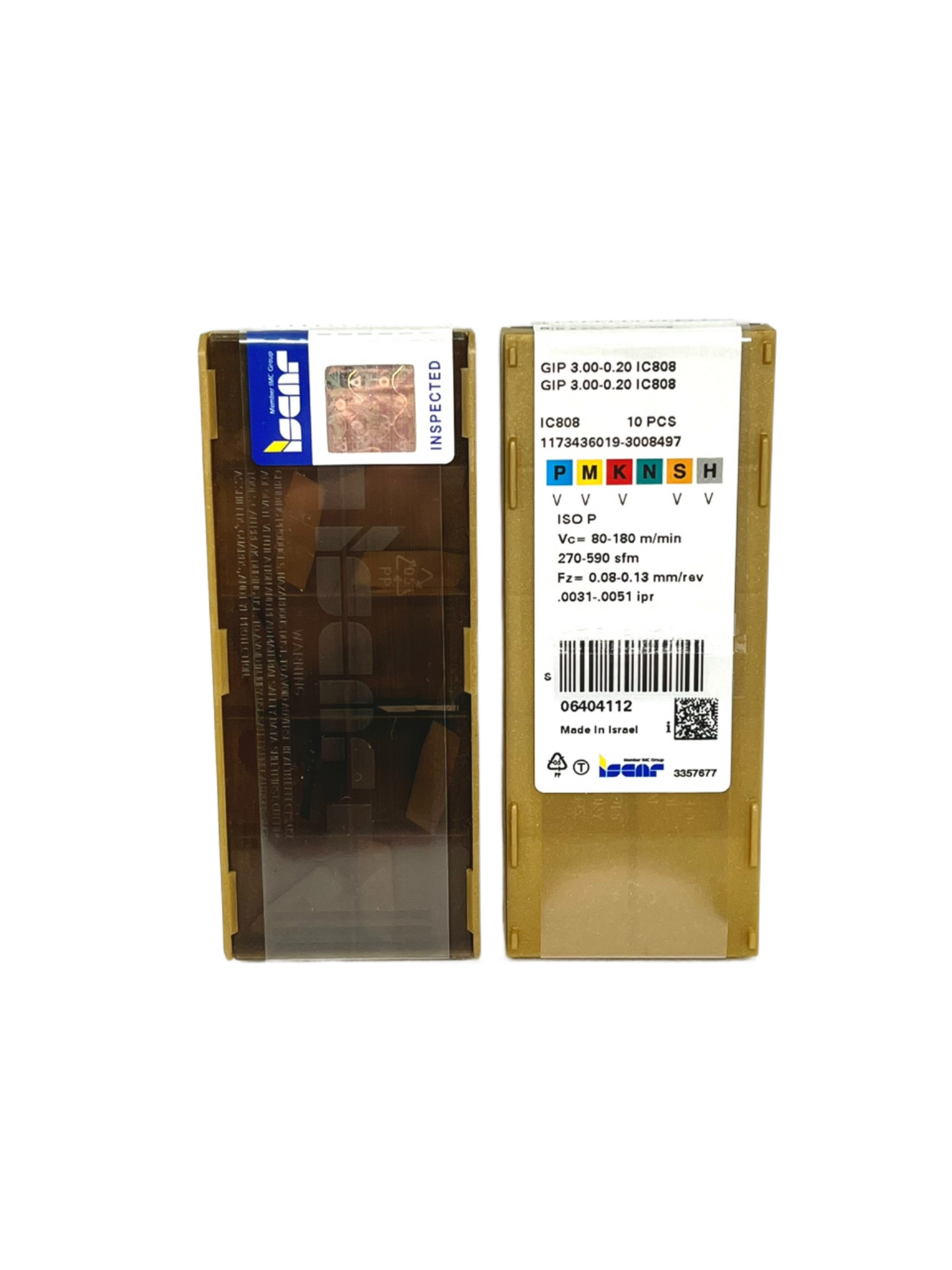 Iscar-GIP 3.00-0.20 IC808 6404112-Smartinserts