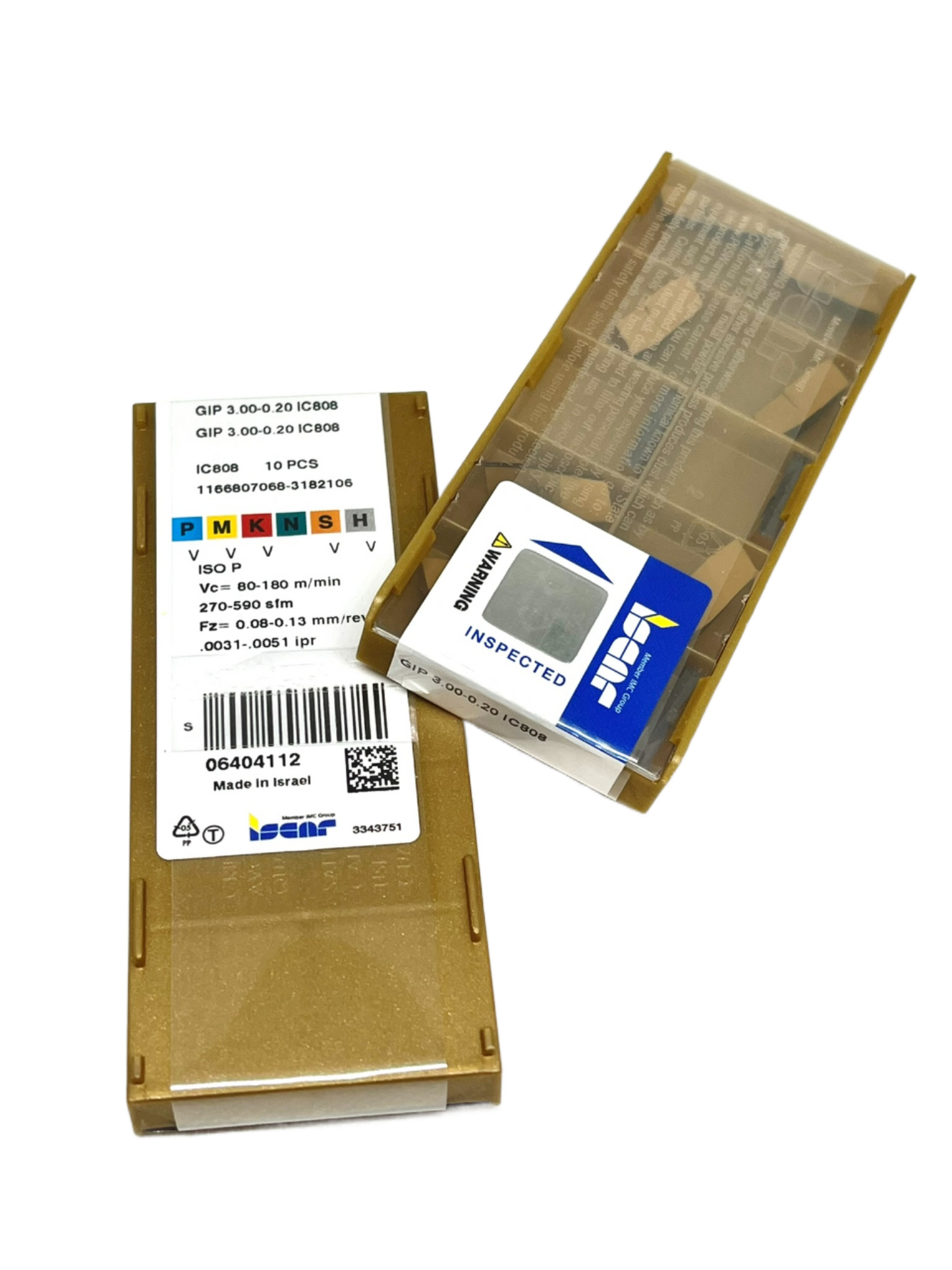 Iscar-GIP 3.00-0.20 IC808 6404112-Smartinserts