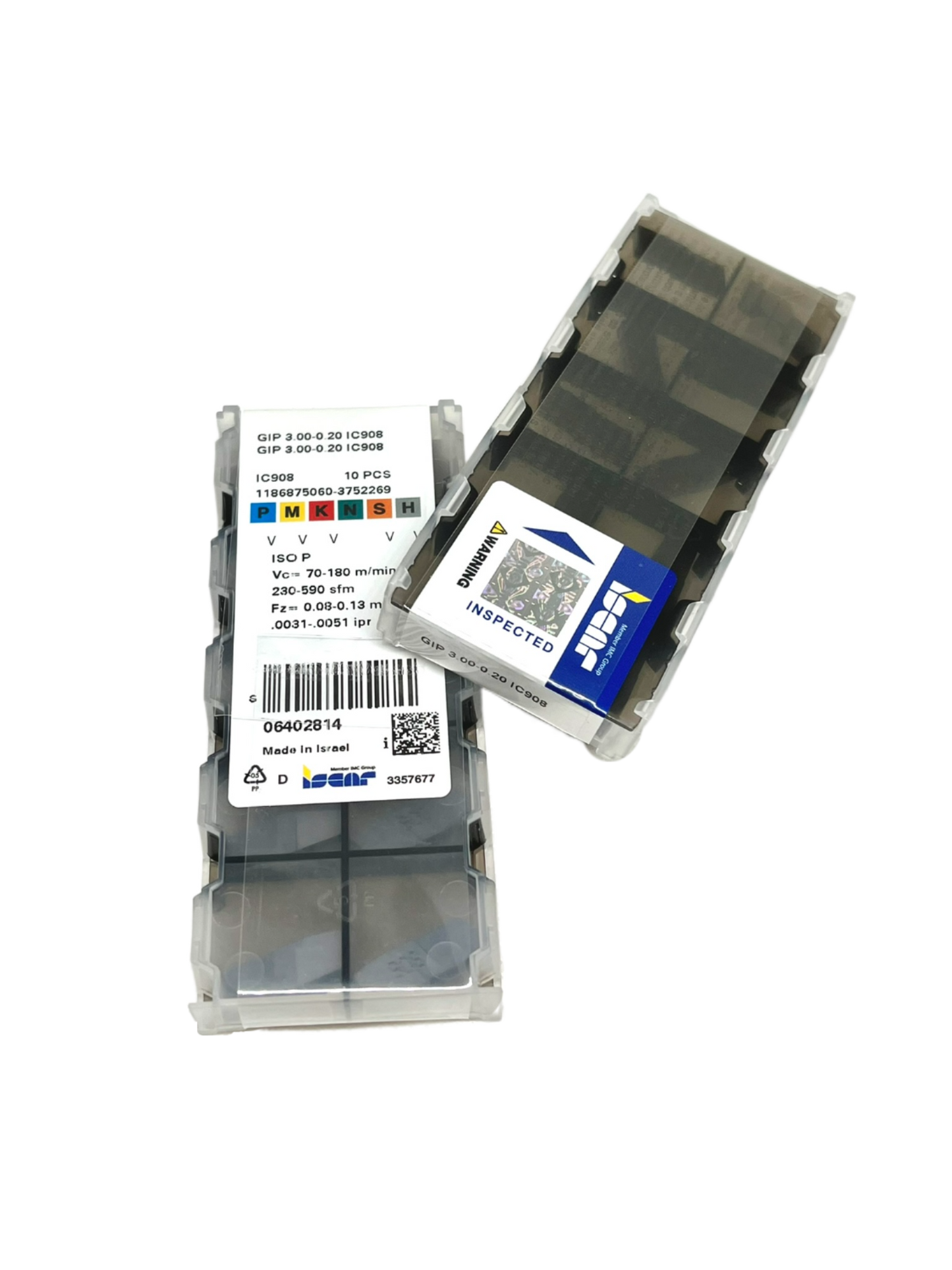 Iscar-GIP 3.00-0.20 IC908 6402814-Smartinserts