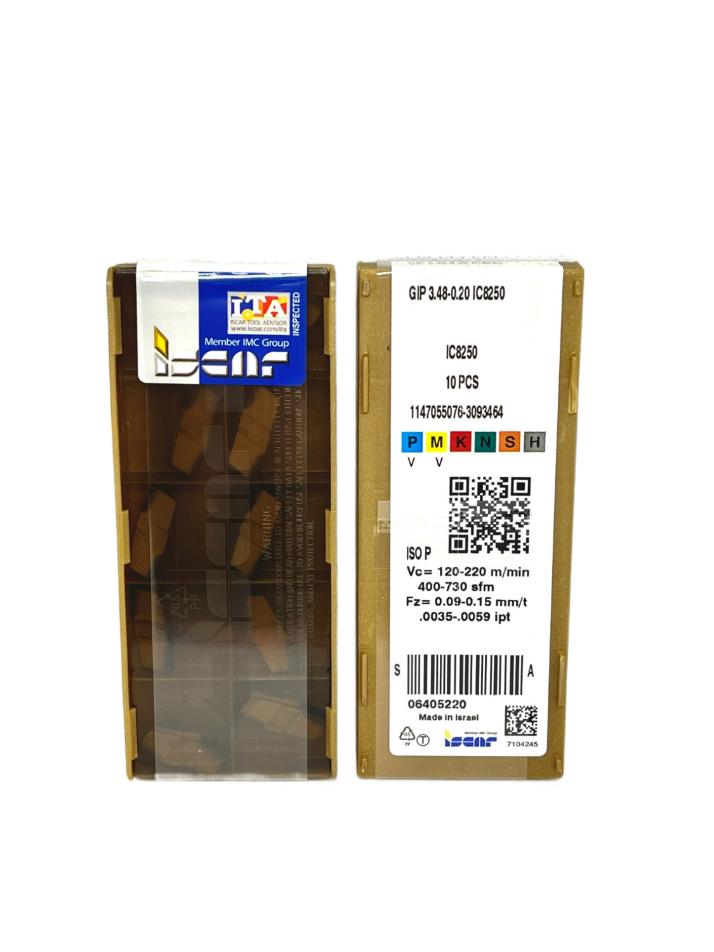 Iscar-GIP 3.48-0.20 IC8250 6405220-Smartinserts