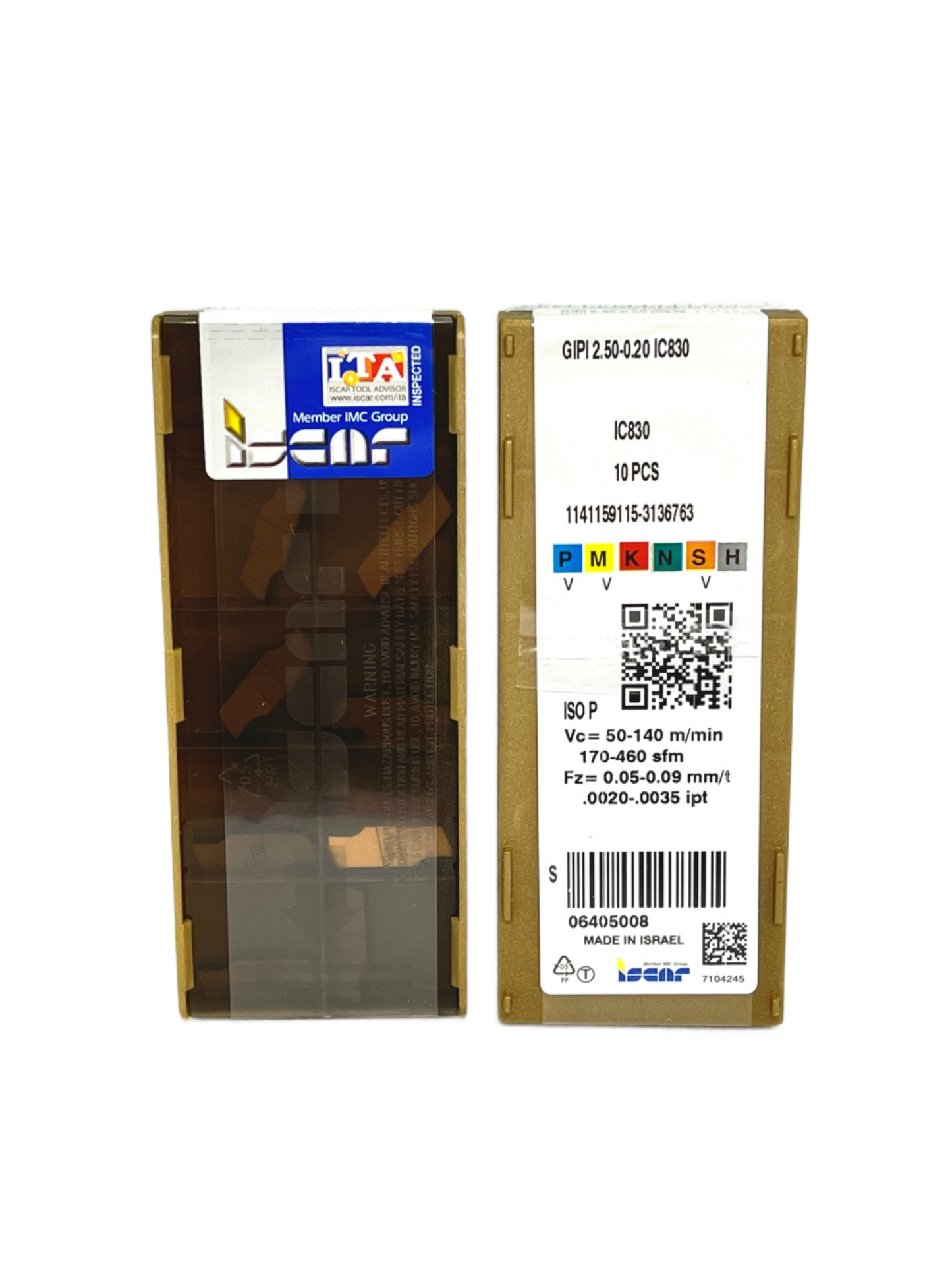 Iscar-GIPI 2.50-0.20 IC830 6405008-Smartinserts