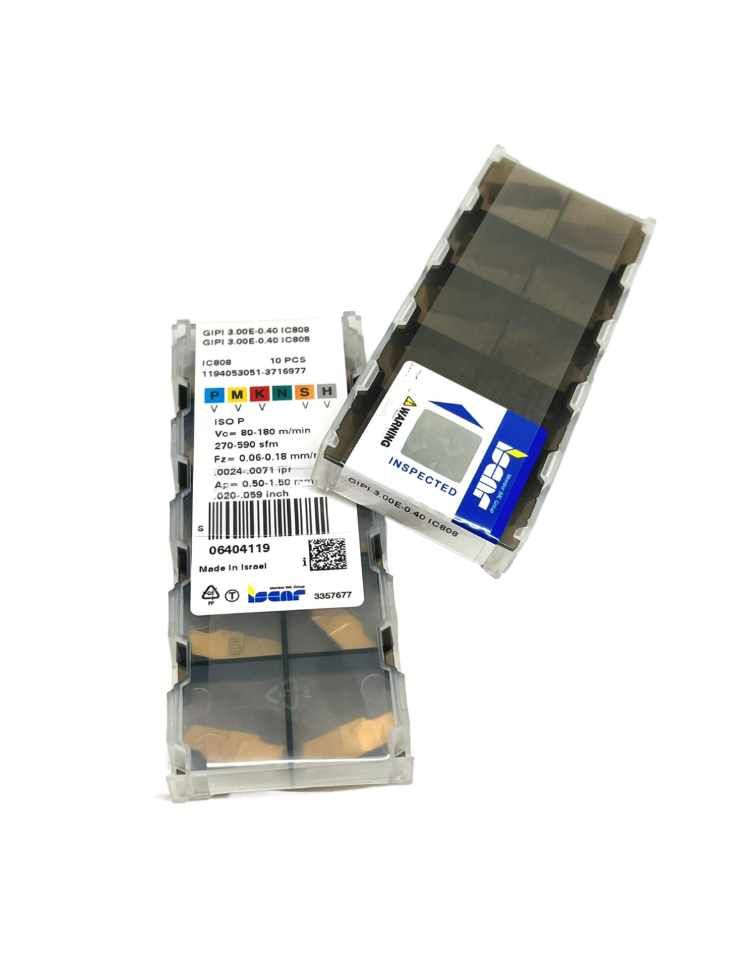 Iscar-GIPI 3.00E-0.40 IC808 6404119-Smartinserts