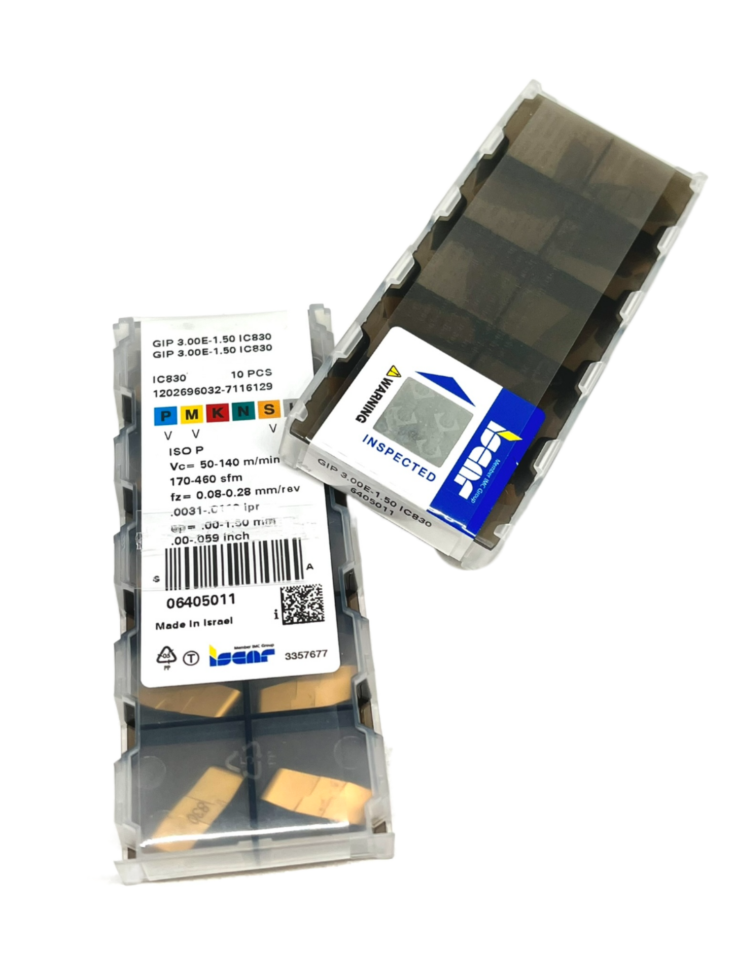 Iscar-GIP 3.00E-1.50 IC830 6405011-Smartinserts