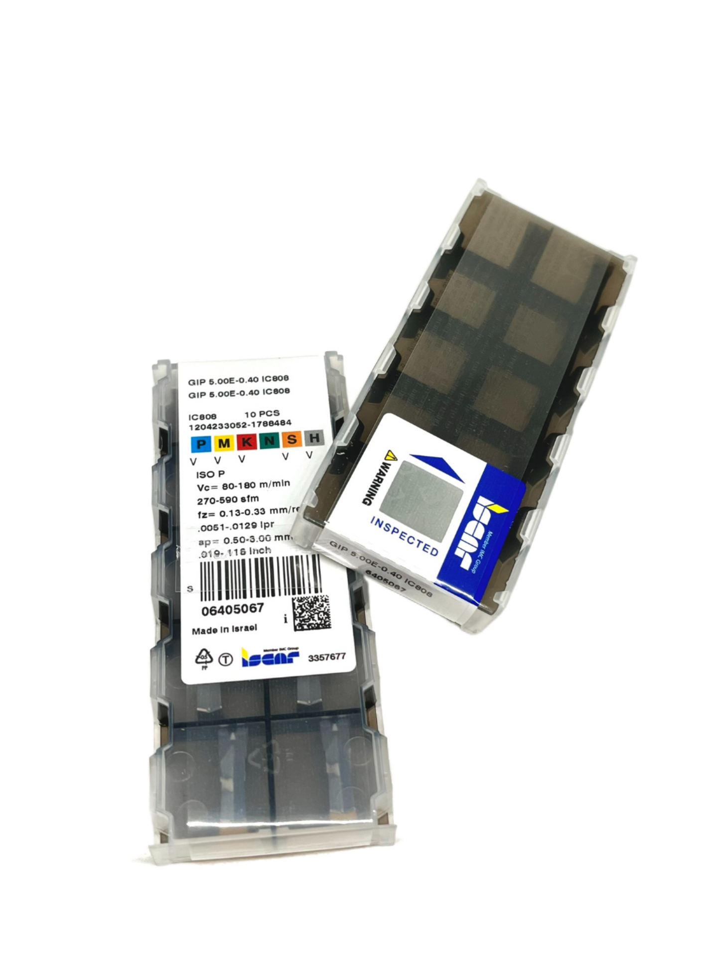 Iscar-GIP 5.00E-0.40 IC808 6405067-Smartinserts