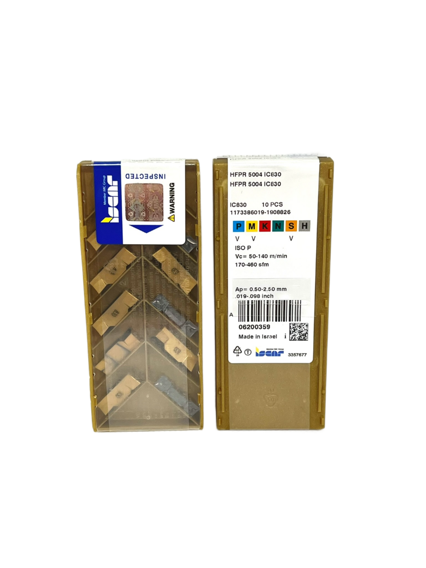 Iscar-HFPR 5004 IC830 6200359-Smartinserts