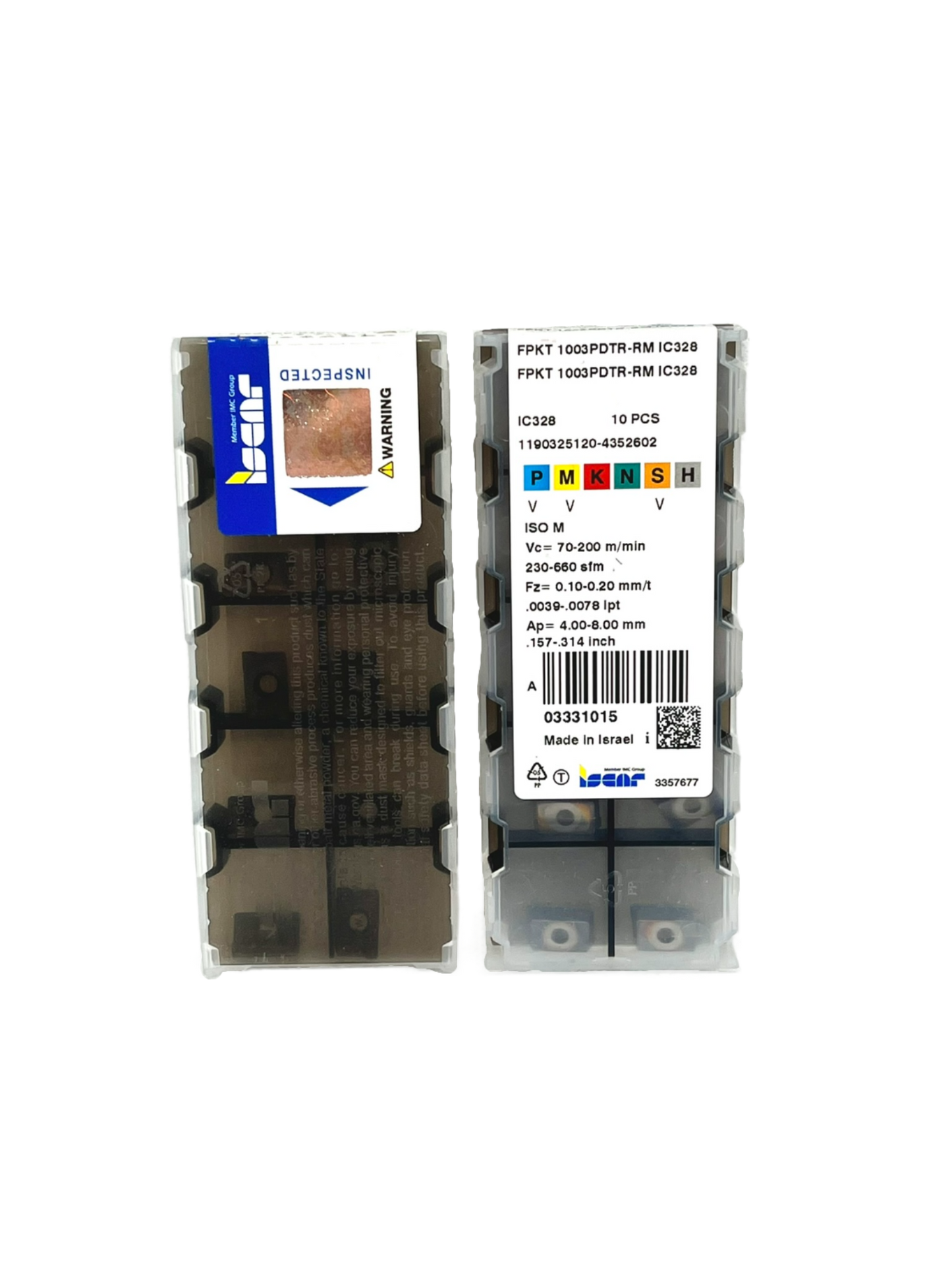 Iscar-FPKT 1003PDTR-RM IC328 3331015-Smartinserts