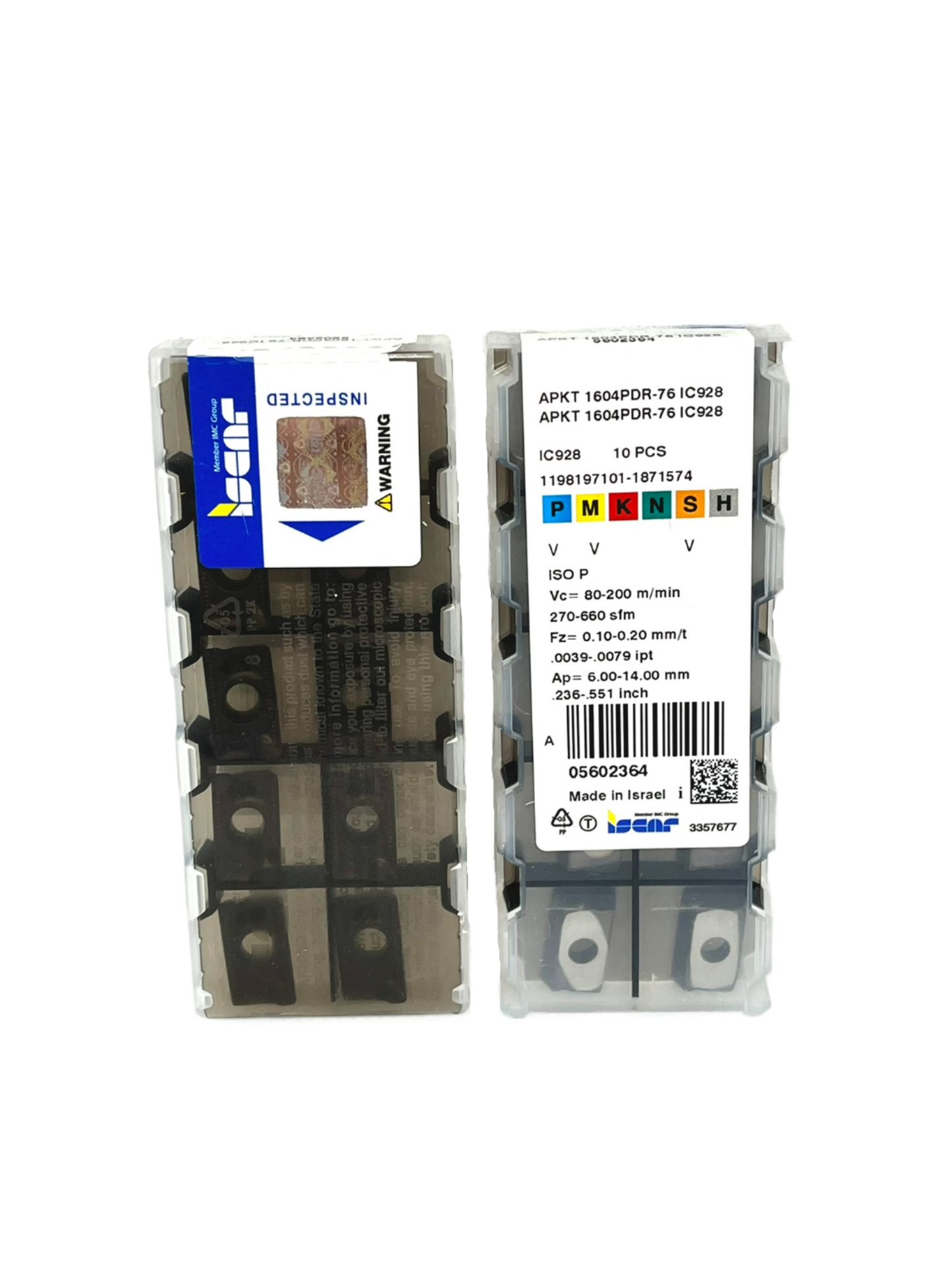 Iscar-APKT 1604PDR-76 IC928 5602364-Smartinserts