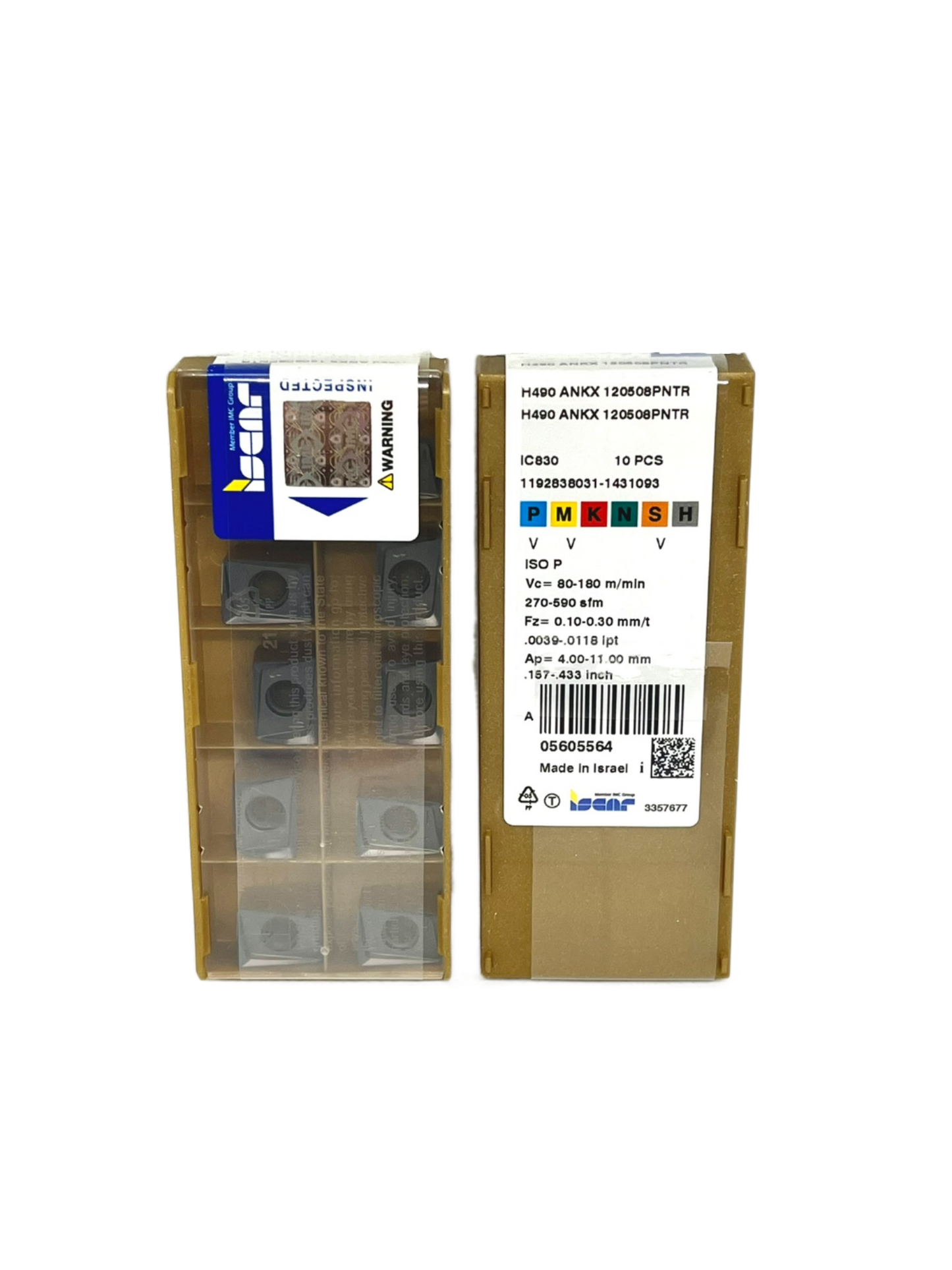 Iscar-H490 ANKX 120508PNTR 830 5605564-Smartinserts