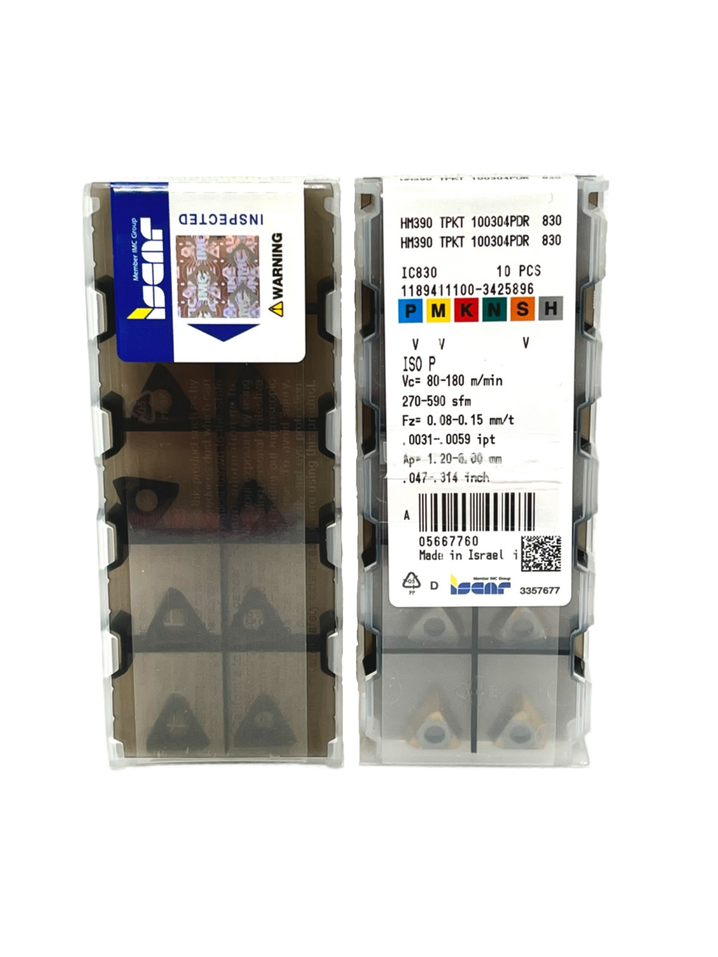 Iscar-HM390 TPKT 100304PDR 830 5667760-Smartinserts