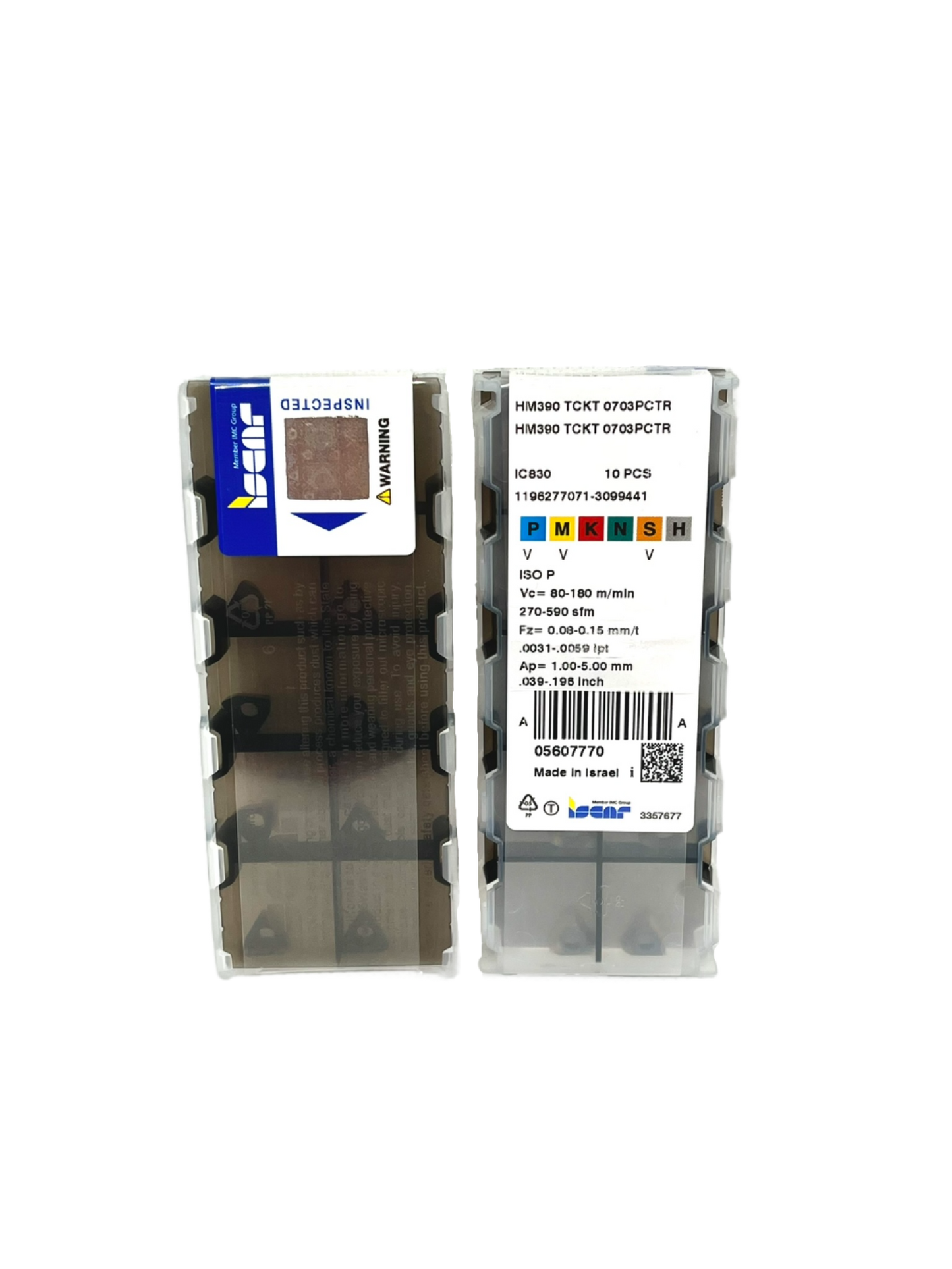 Iscar-HM390 TCKT 0703PCTR 830 5607770-Smartinserts