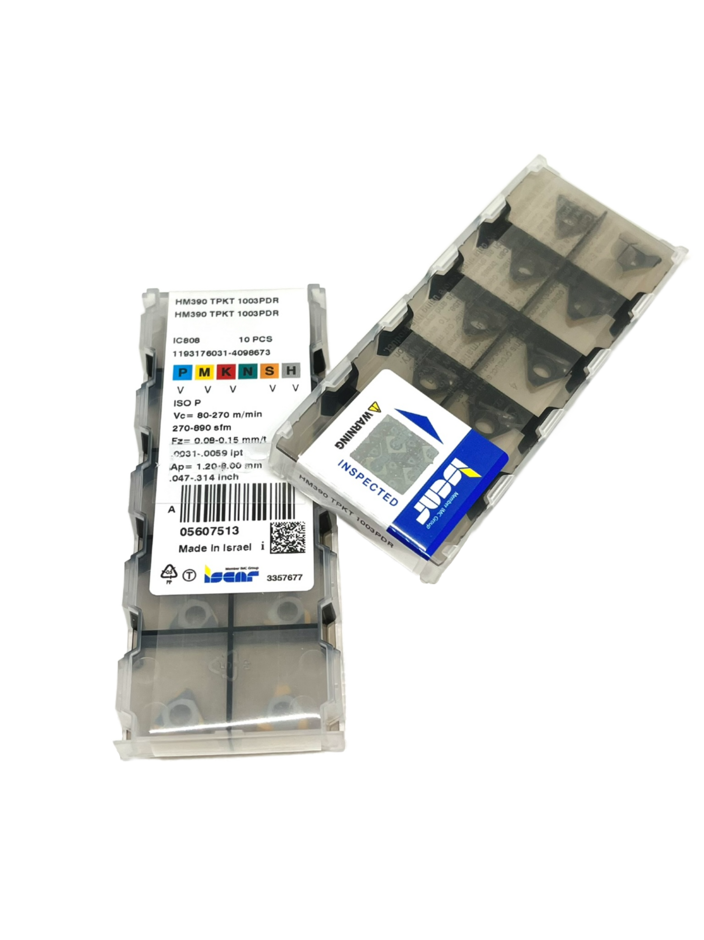 Iscar-HM390 TPKT 1003PDR IC808 5607513-Smartinserts