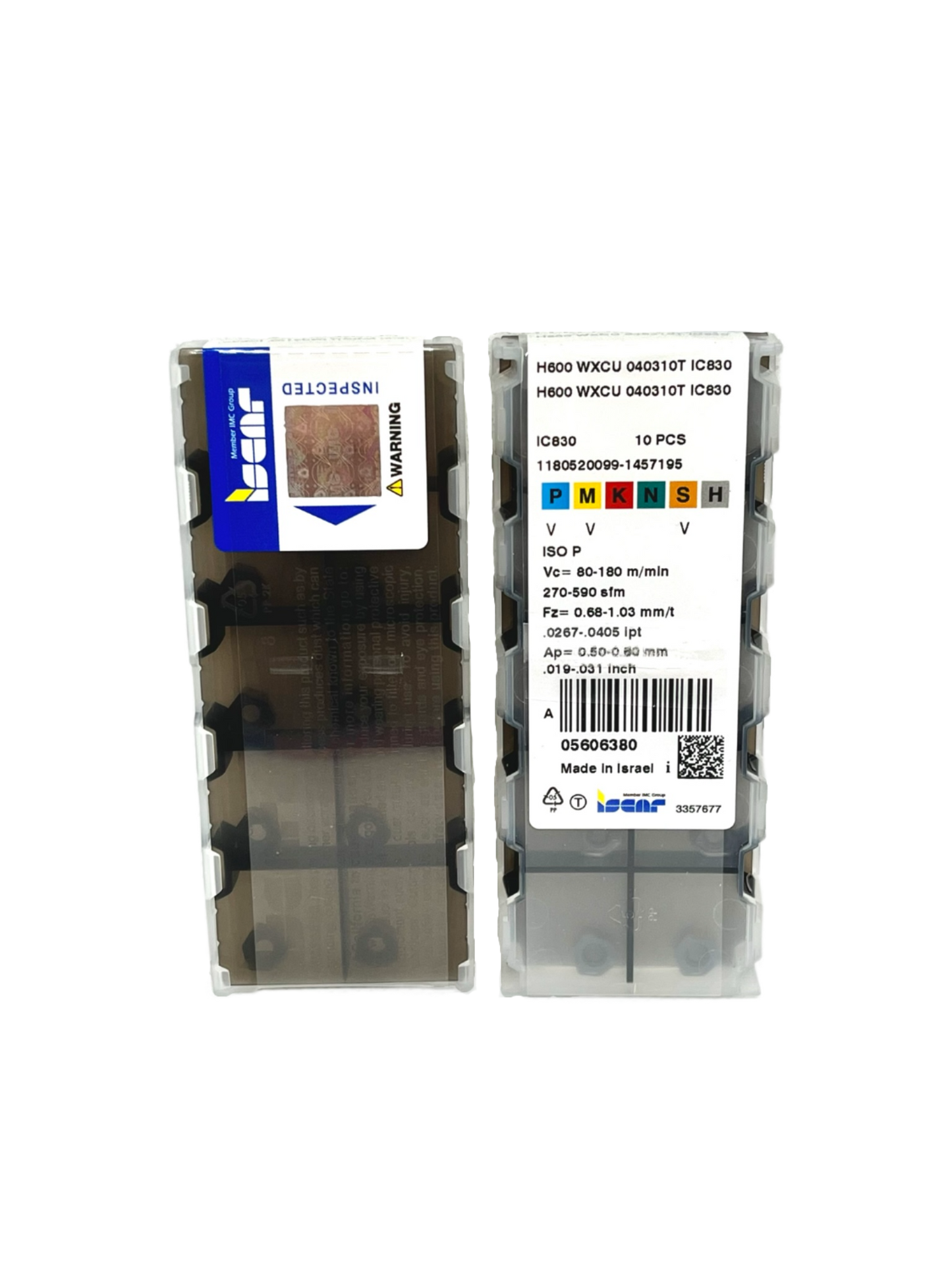 Iscar-H600 WXCU 040310T IC830 5606380-Smartinserts