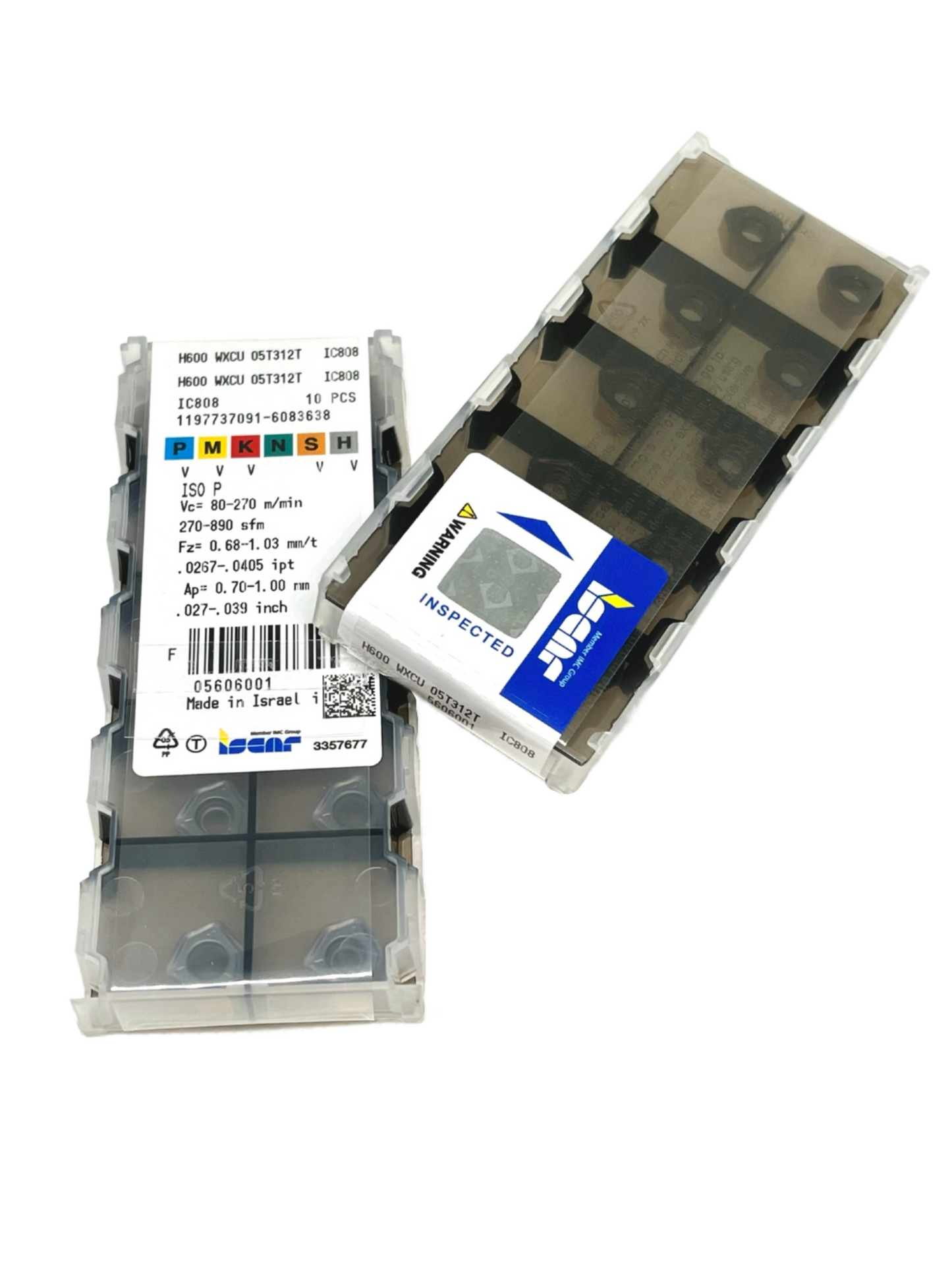 Iscar-H600 WXCU 05T312T IC808 5606001-Smartinserts
