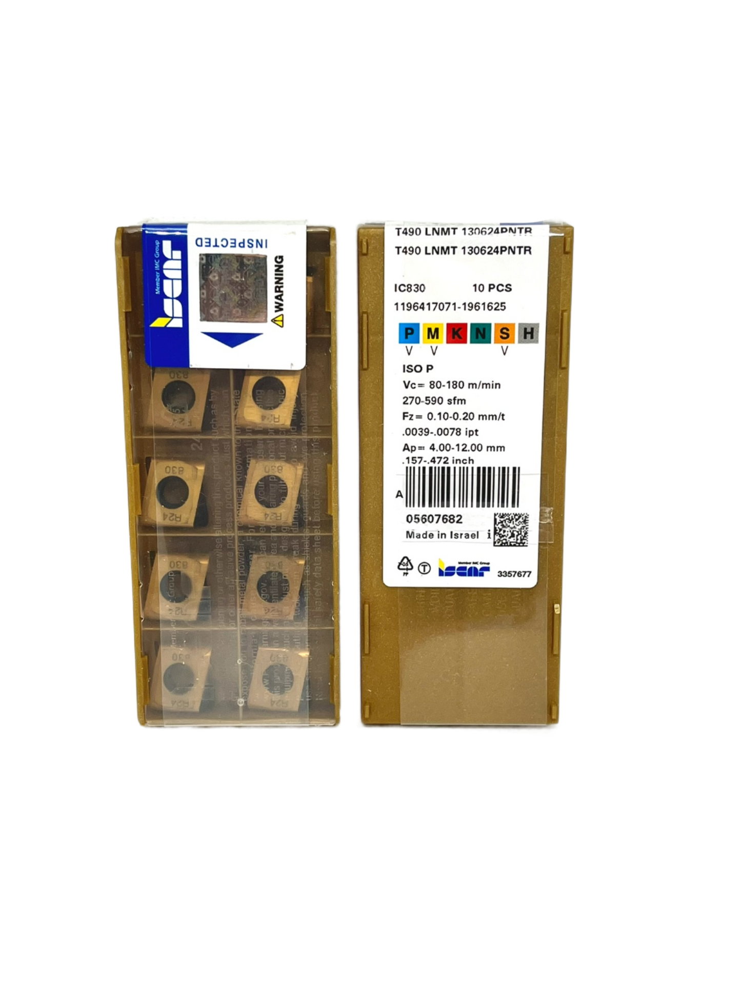 Iscar-T490 LNMT 130624PNTR 830 5607682-Smartinserts