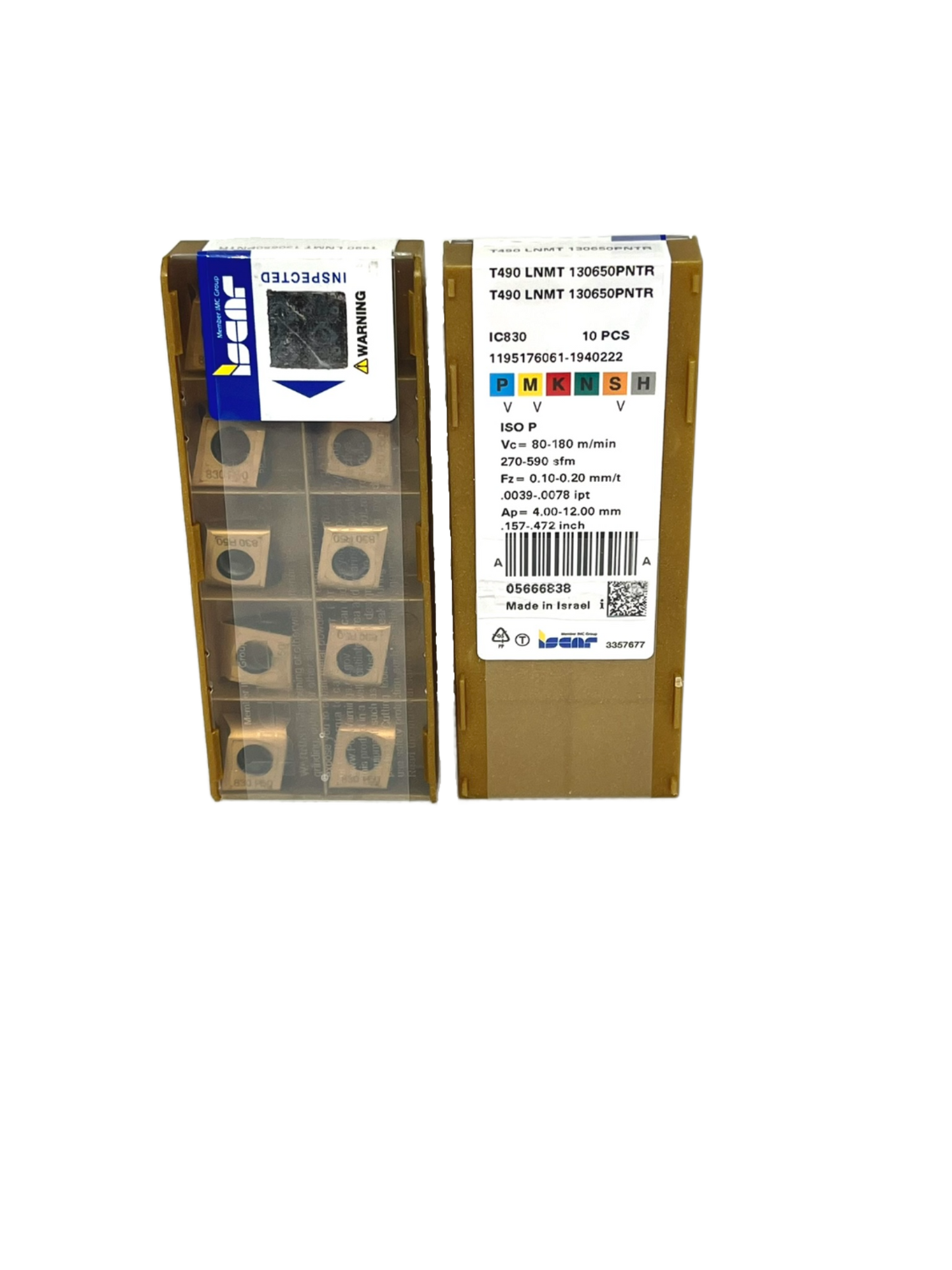 Iscar-T490 LNMT 130650PNTR 830 5666838-Smartinserts