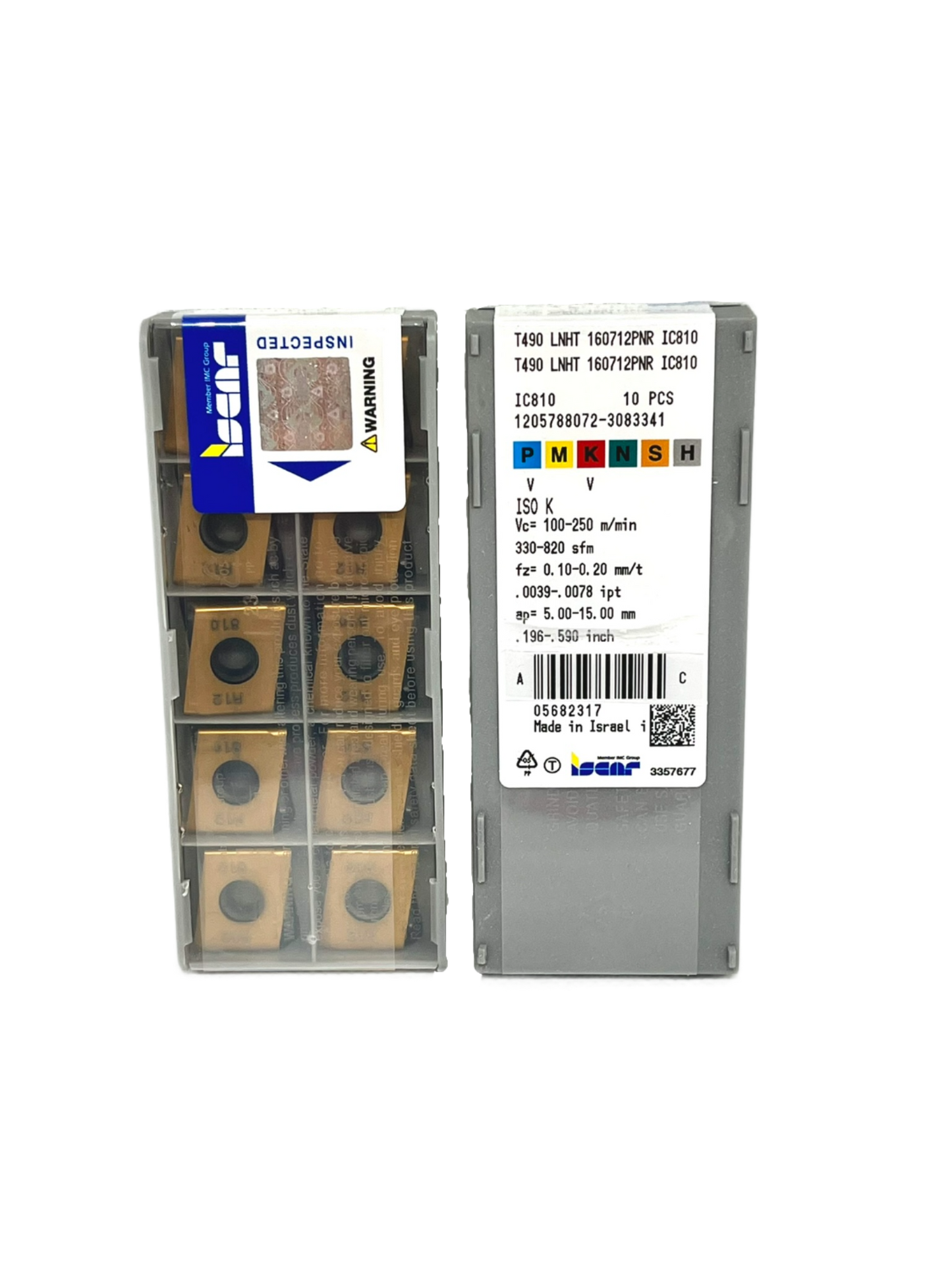 Iscar-T490 LNHT 160712PNR IC810 5682317-Smartinserts