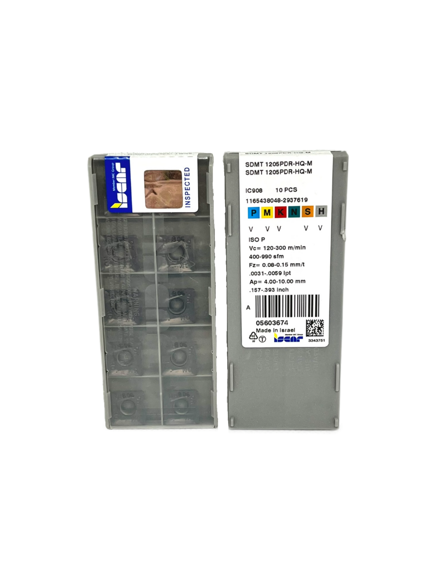Iscar-SDMT 1205PDR-HQ-M IC908 5603674-Smartinserts