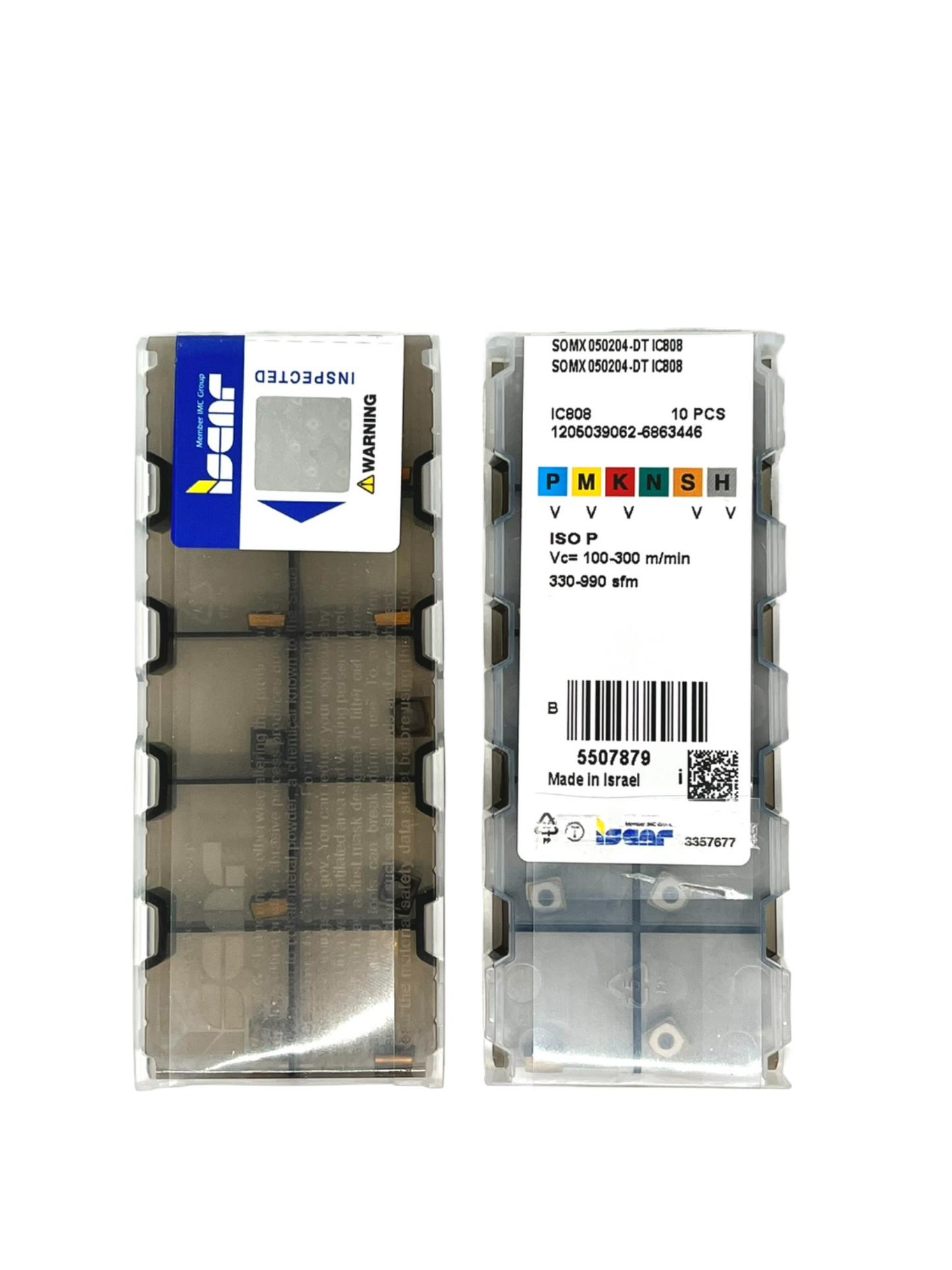 Iscar-SOMX 050204-DT IC808 5507879-Smartinserts