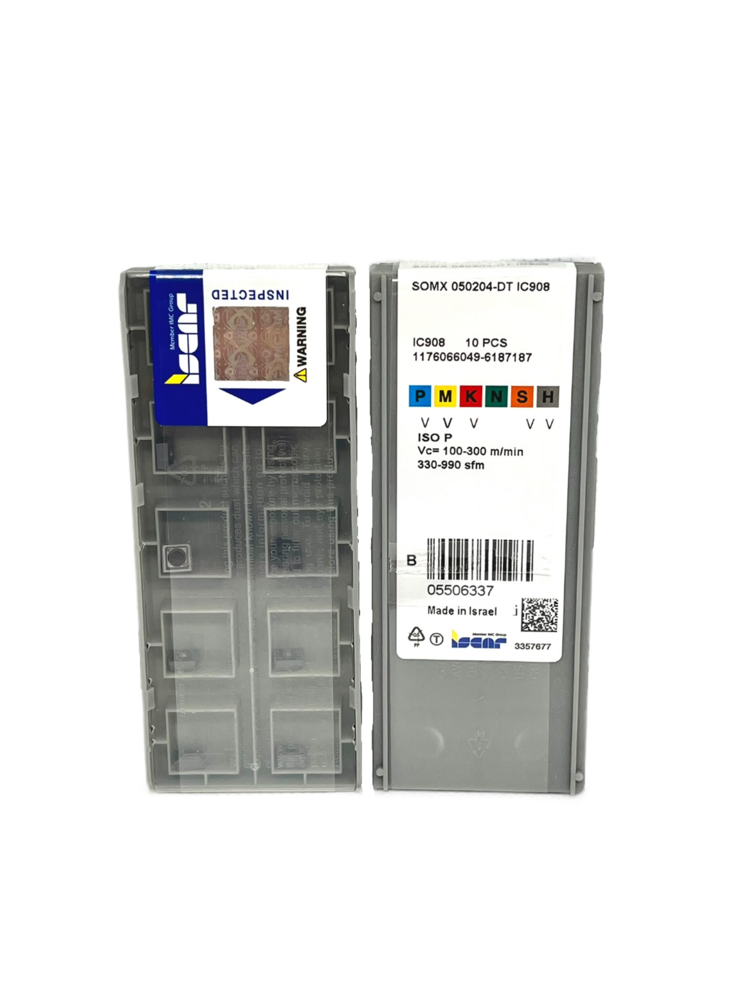 Iscar-SOMX 050204-DT IC908 5506337-Smartinserts