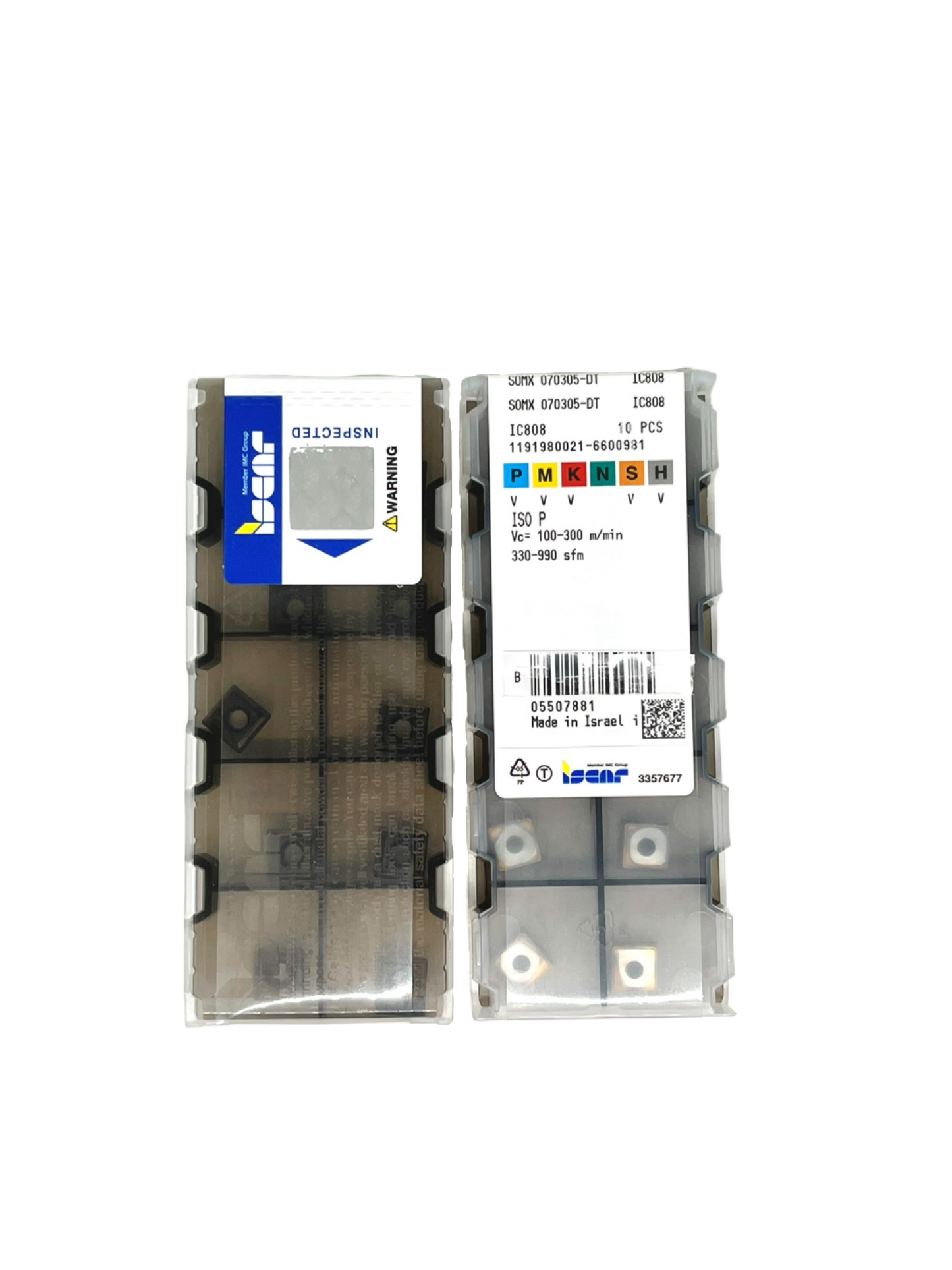 Iscar-SOMX 070305-DT IC808 5507881-Smartinserts