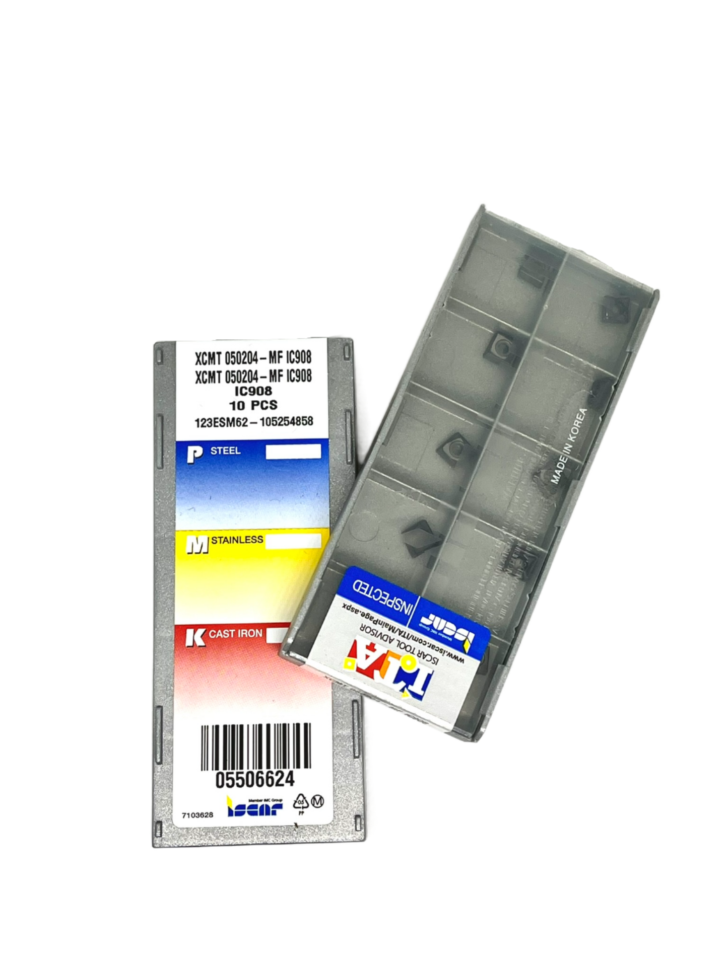 Iscar-XCMT 050204-MF IC908 5506624-Smartinserts