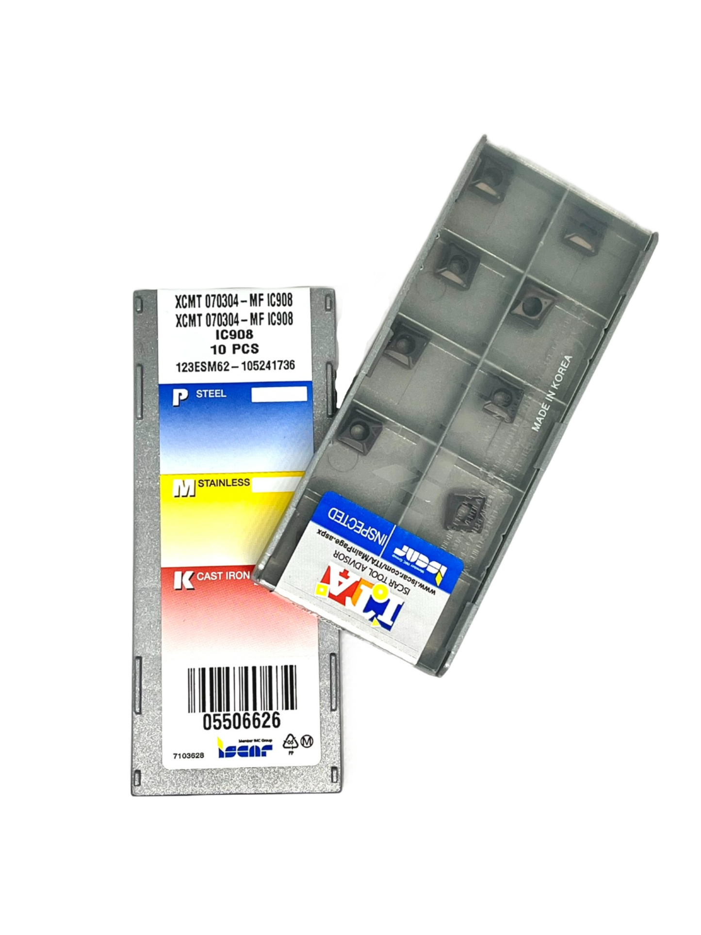 Iscar-XCMT 070304-MF IC908 5506626-Smartinserts
