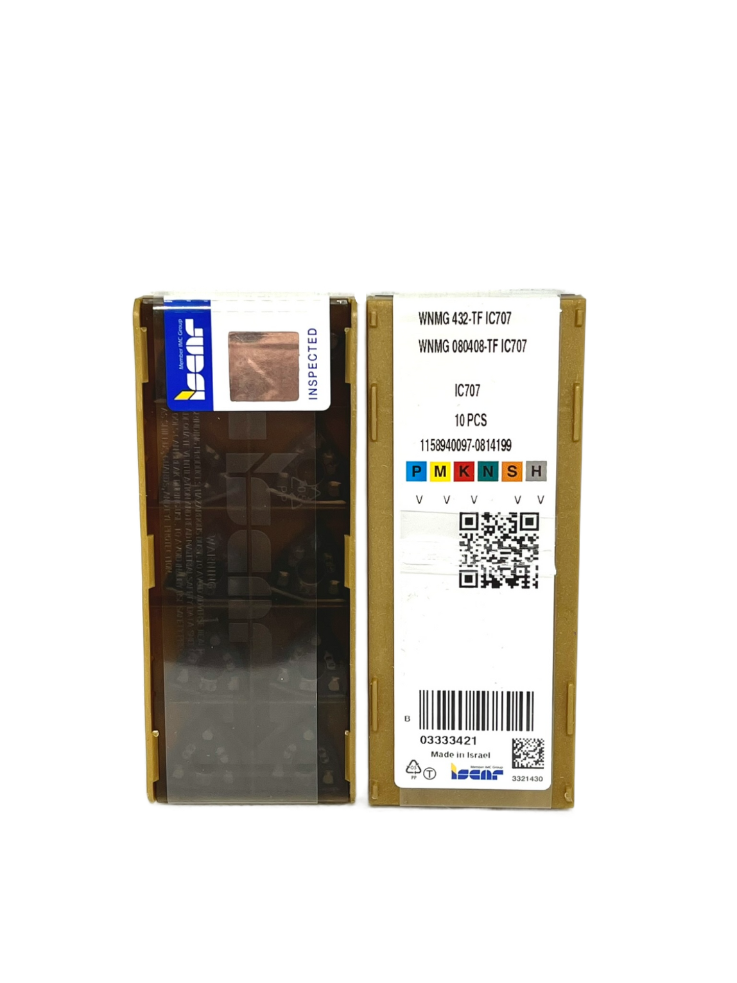 Iscar-WNMG 080408-TF IC707 3333421-Turning inserts