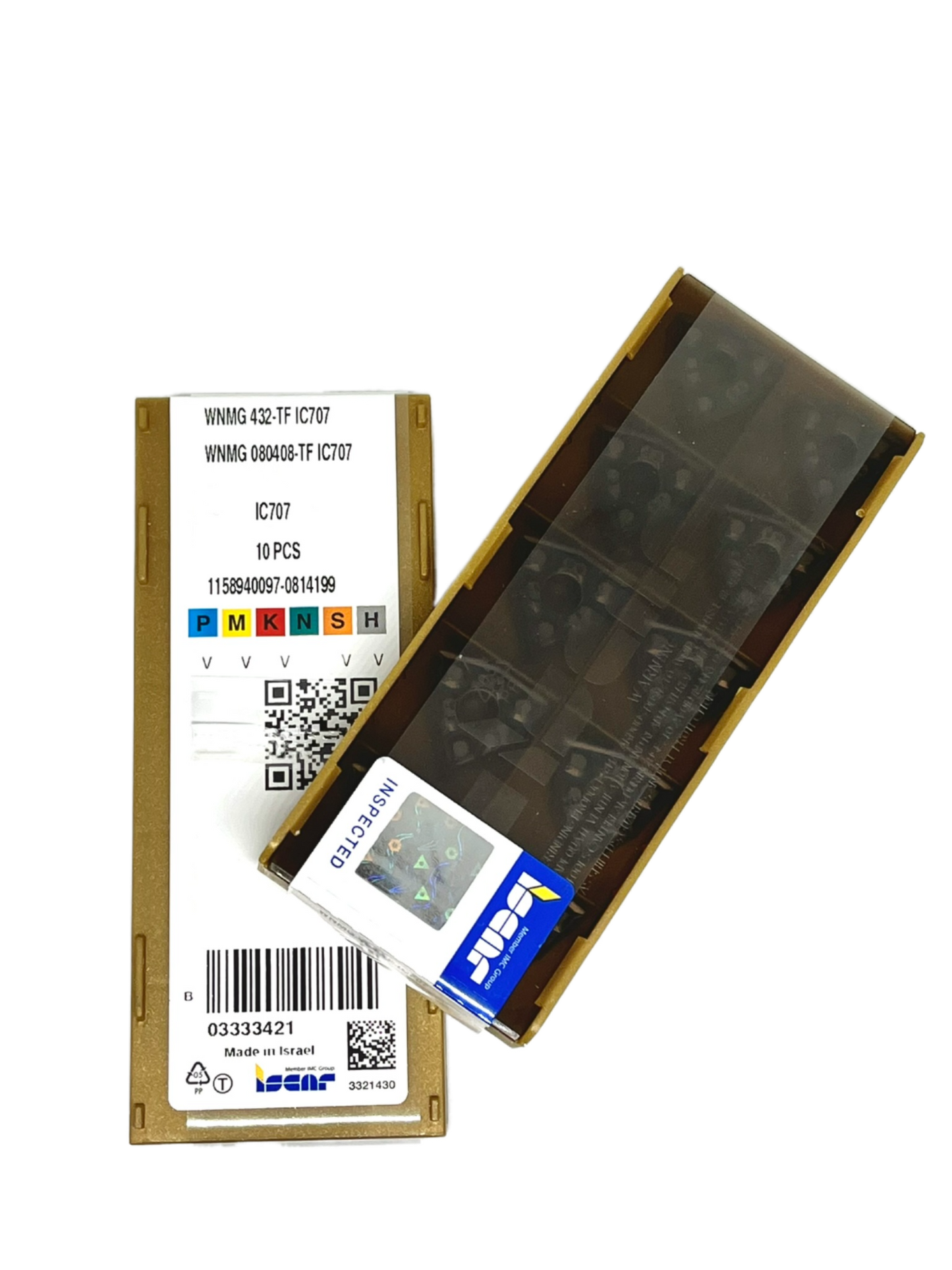 Iscar-WNMG 080408-TF IC707 3333421-Turning inserts