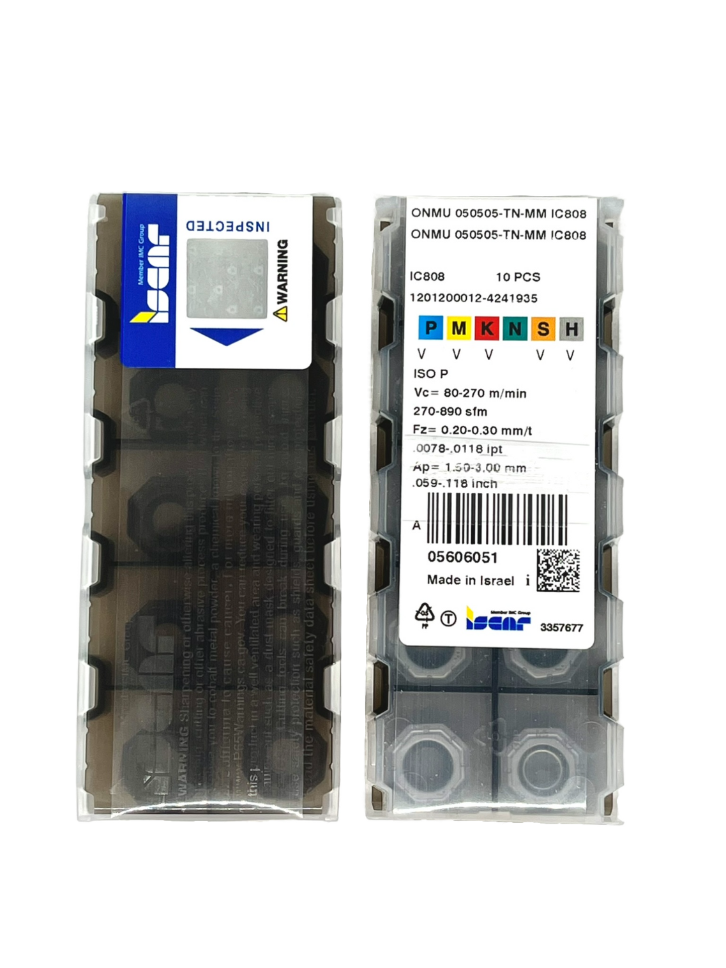 Iscar-ONMU 050505-TN-MM IC808 5606051-Smartinserts