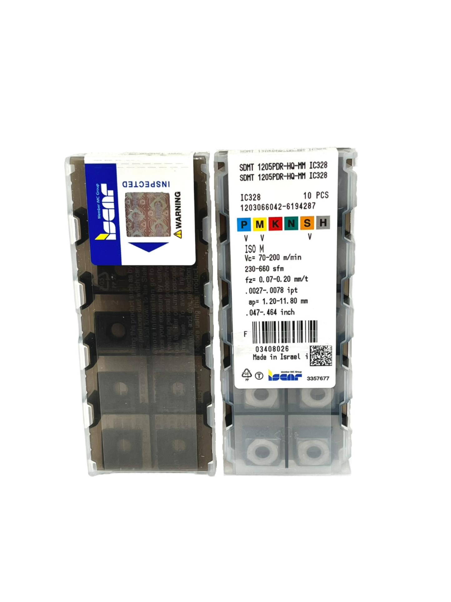 Iscar-SDMT 1205PDR-HQ-MM IC328 3408026-Smartinserts