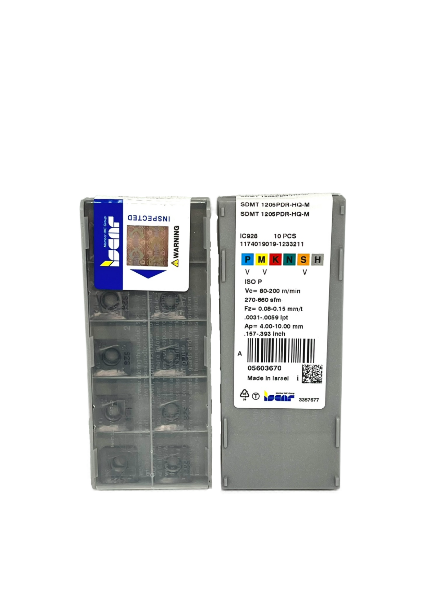 Iscar-SDMT 1205PDR-HQ-M IC928 5603670-Smartinserts