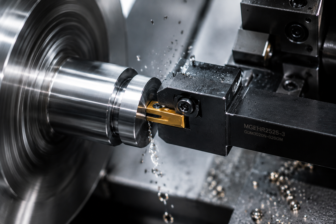 CNC GROOVING INSERTS FOR HIGH PRECISION CUTTING