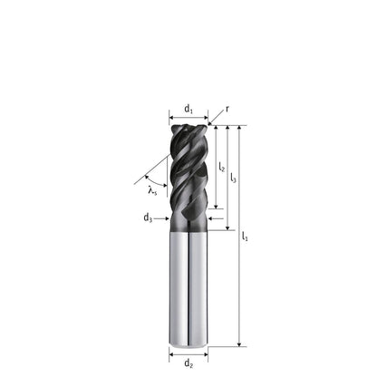Hachenbach 201 50 04C Torus End Mill 