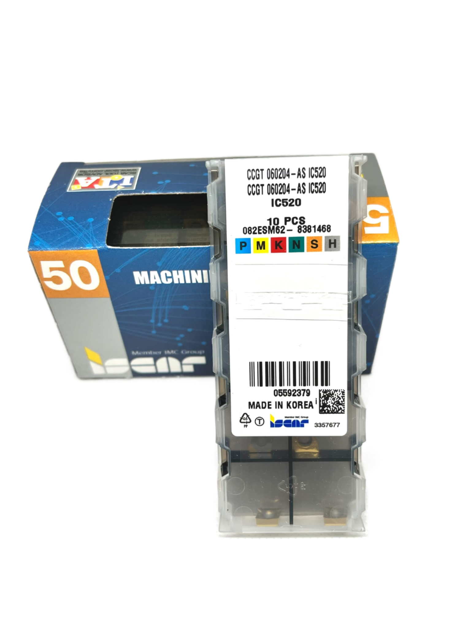 Iscar-CCGT 060204-AS IC520 5592379-Smartinserts