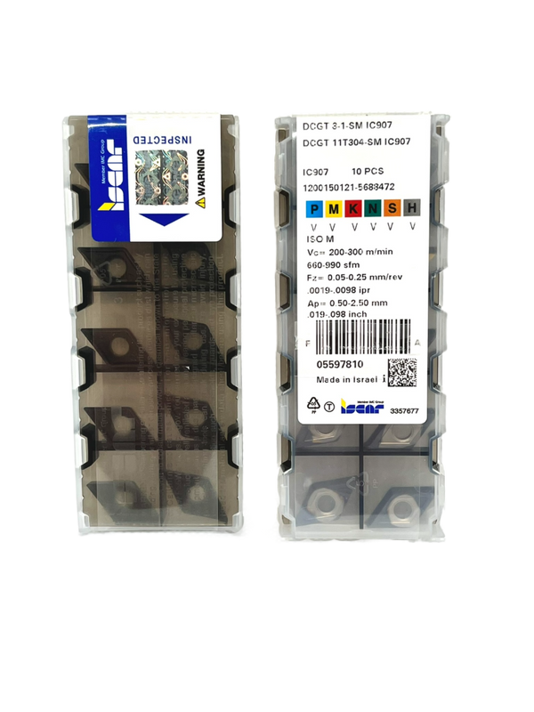 Iscar-DCGT 11T304-SM IC907 5597810-Turning inserts