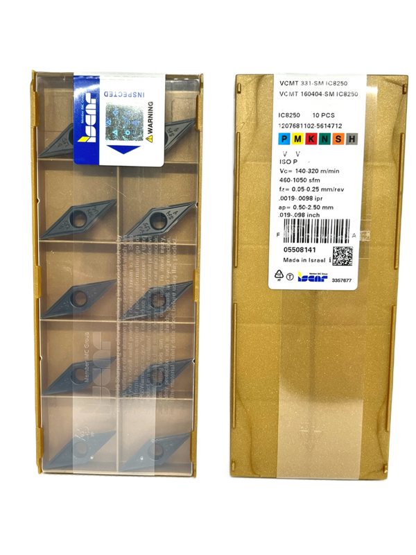 Iscar-VCMT 160404-SM IC8250 5508141-Turning inserts