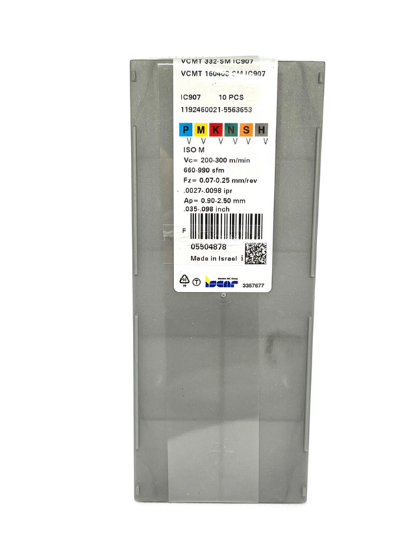 Iscar VCMT 160408-SM IC907