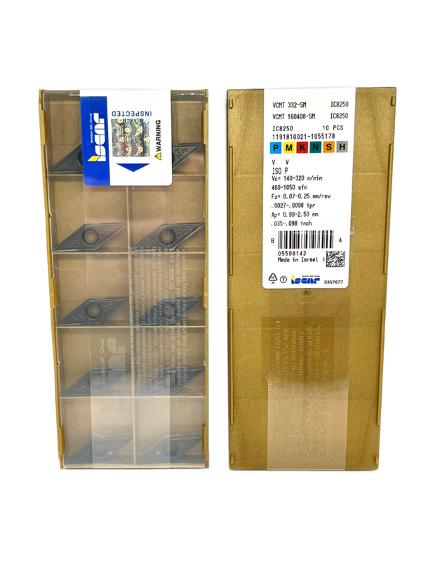 Iscar-VCMT 160408-SM IC8250 5508142-Turning inserts